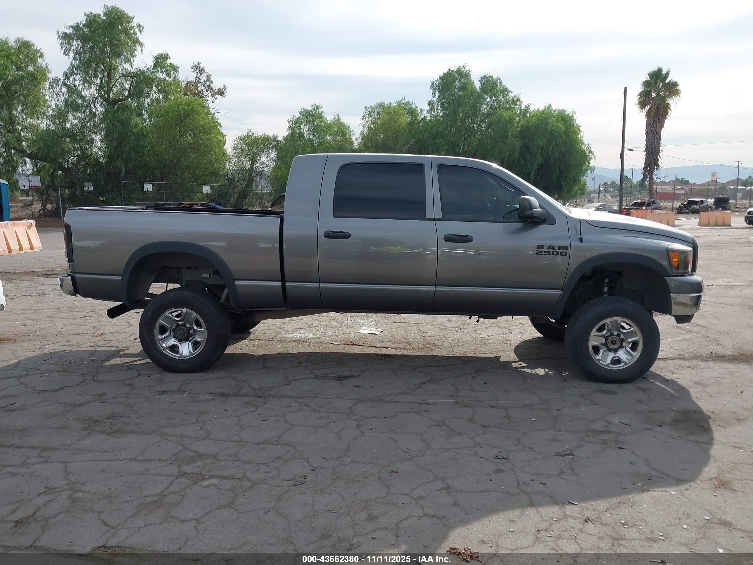 2007 Dodge Ram 2500 Slt Gray vin: 3D7KS29A57G842788