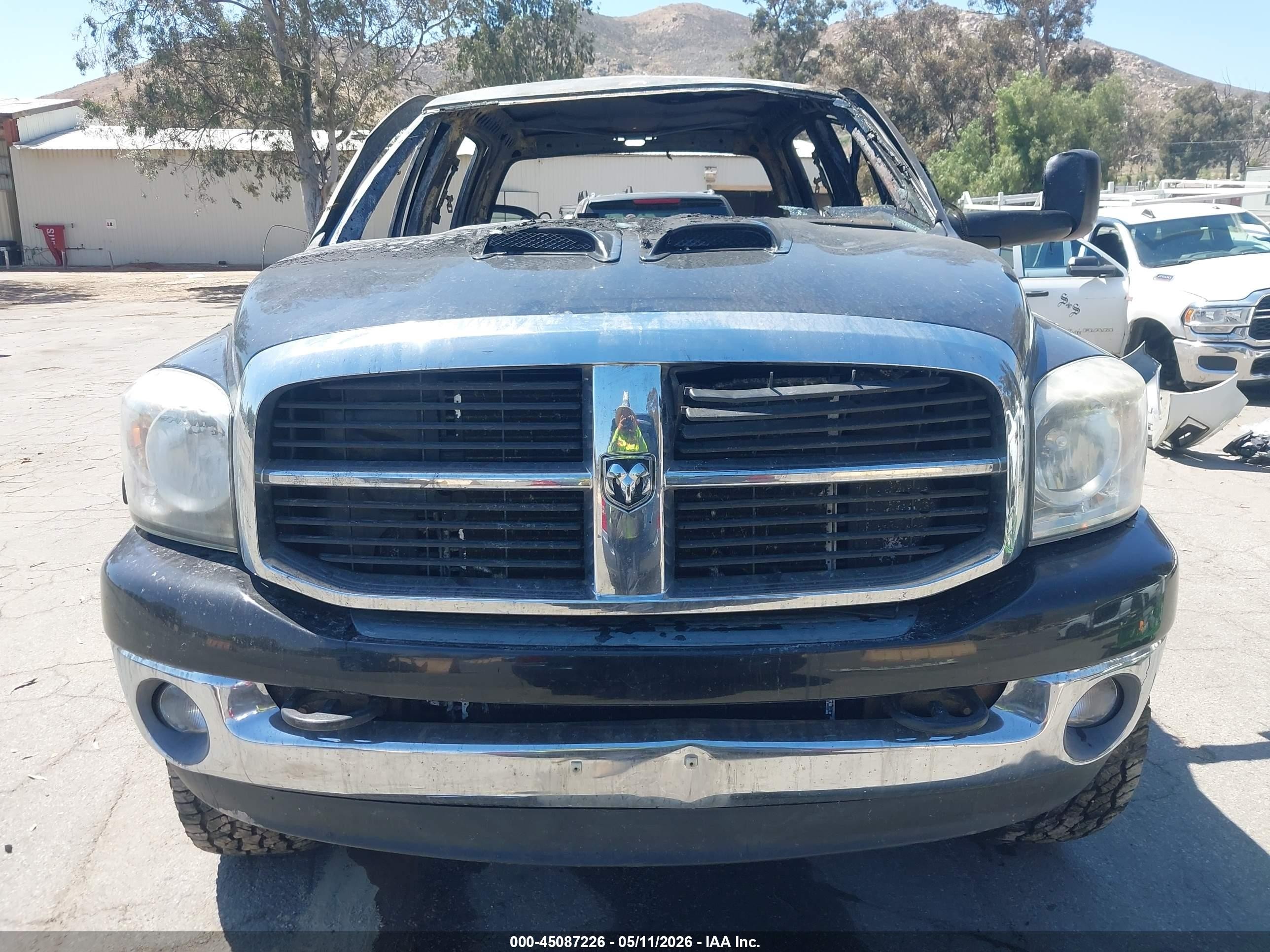 2008 Dodge Ram 2500 Sxt/slt Black vin: 3D7KS29A78G122569