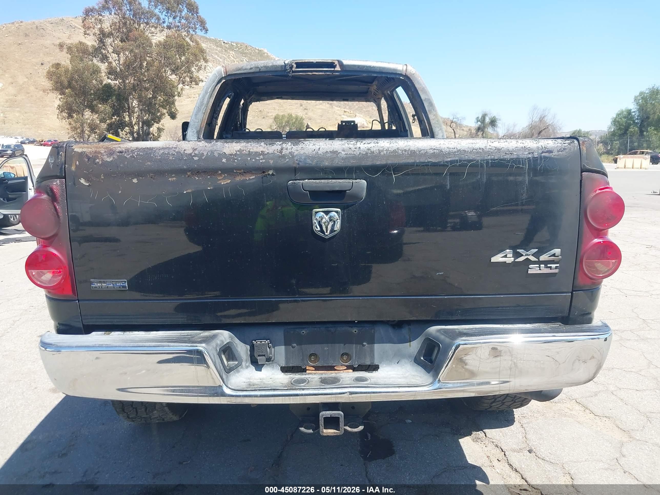 2008 Dodge Ram 2500 Sxt/slt Black vin: 3D7KS29A78G122569
