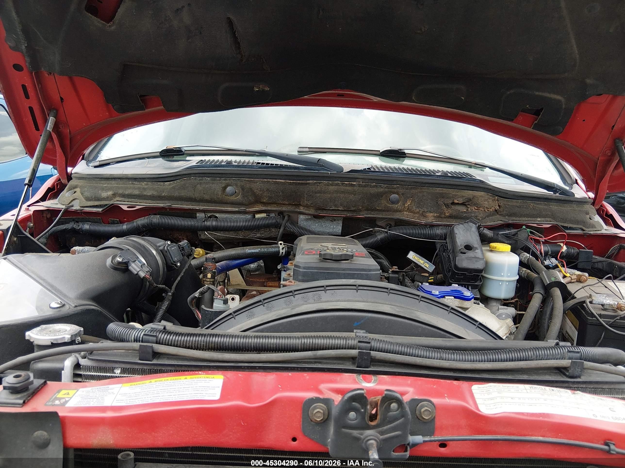 2008 Dodge Ram 2500 Sxt/slt Red vin: 3D7KS29A78G200297