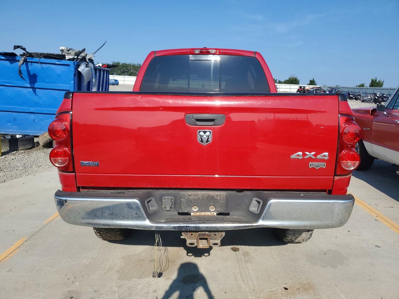 2008 Dodge Ram 2500 Red vin: 3D7KS29A78G226947