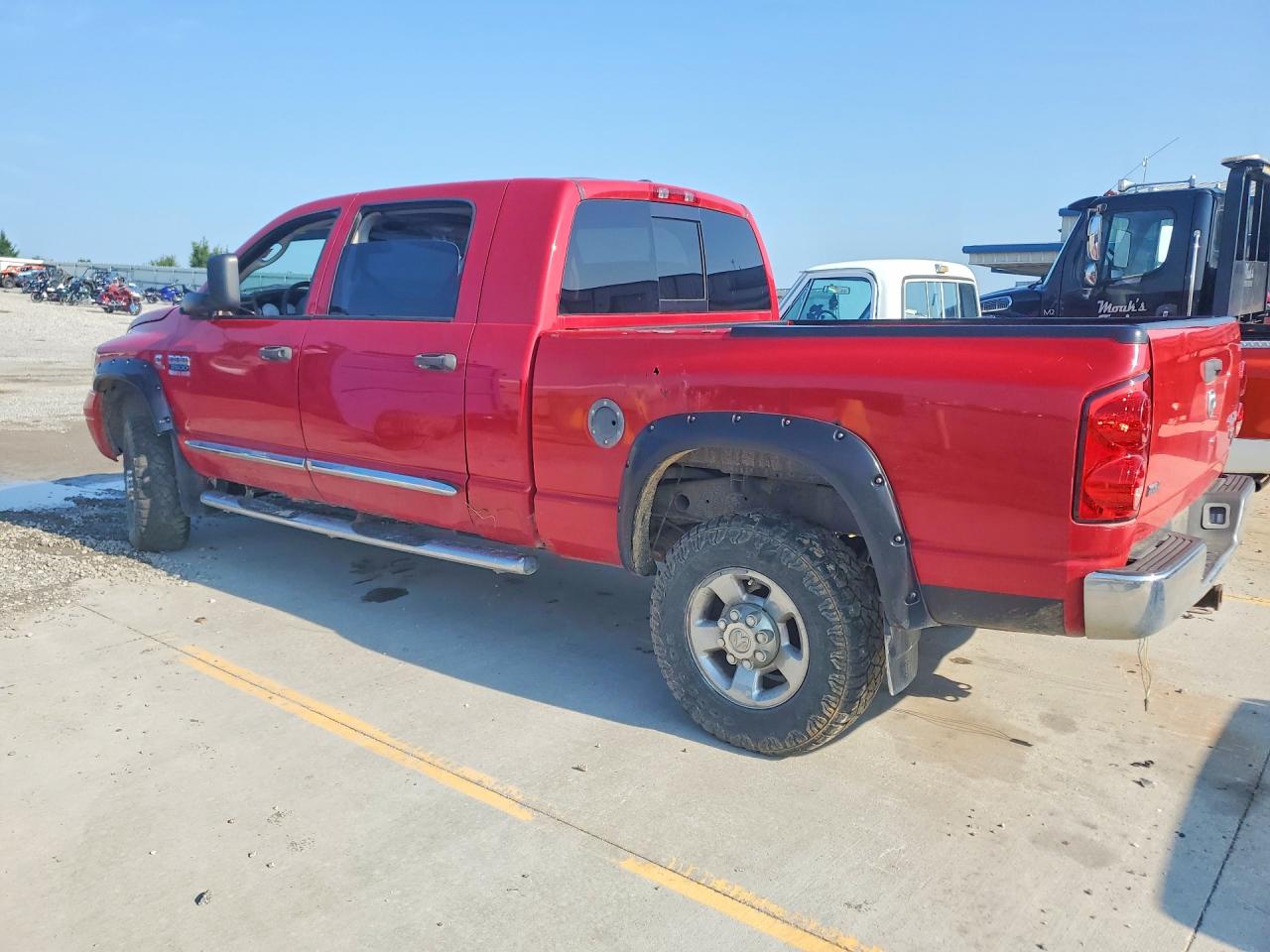 2008 Dodge Ram 2500 Red vin: 3D7KS29A78G226947