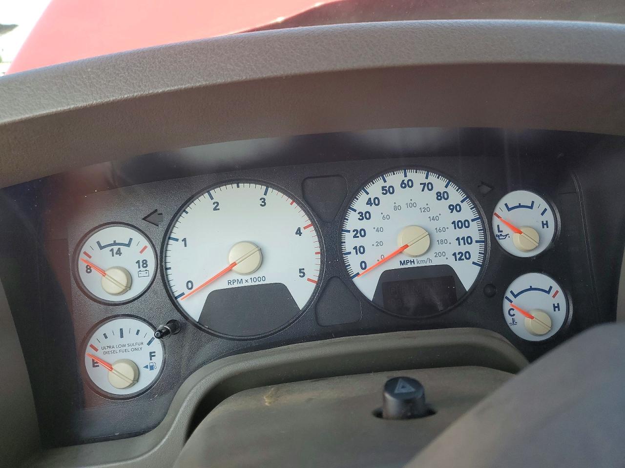 2008 Dodge Ram 2500 Red vin: 3D7KS29A78G226947