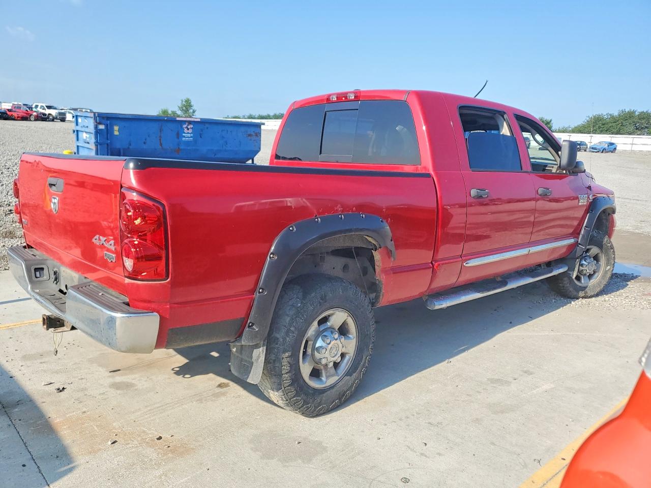 2008 Dodge Ram 2500 Red vin: 3D7KS29A78G226947
