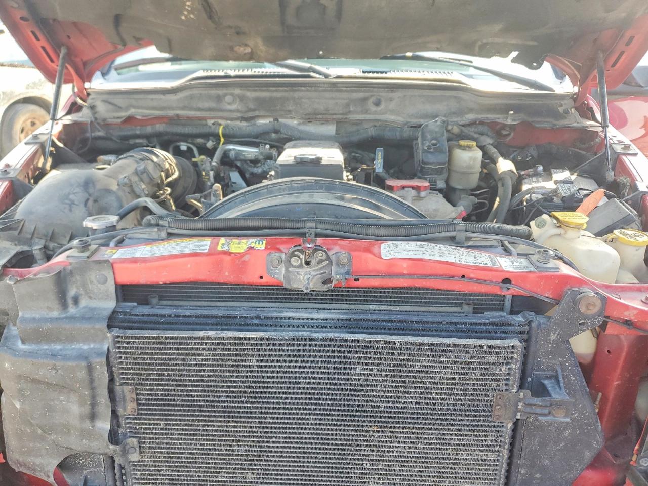 2008 Dodge Ram 2500 Red vin: 3D7KS29A78G226947
