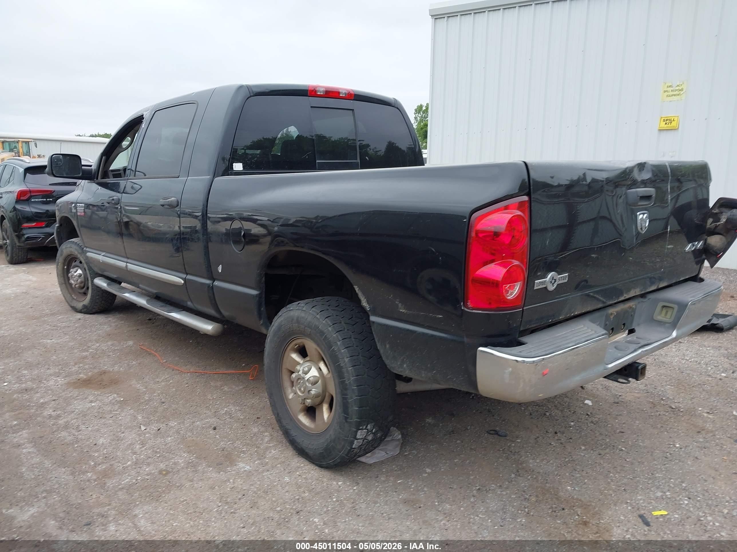 2008 Dodge Ram 2500 Laramie Black vin: 3D7KS29A88G208232