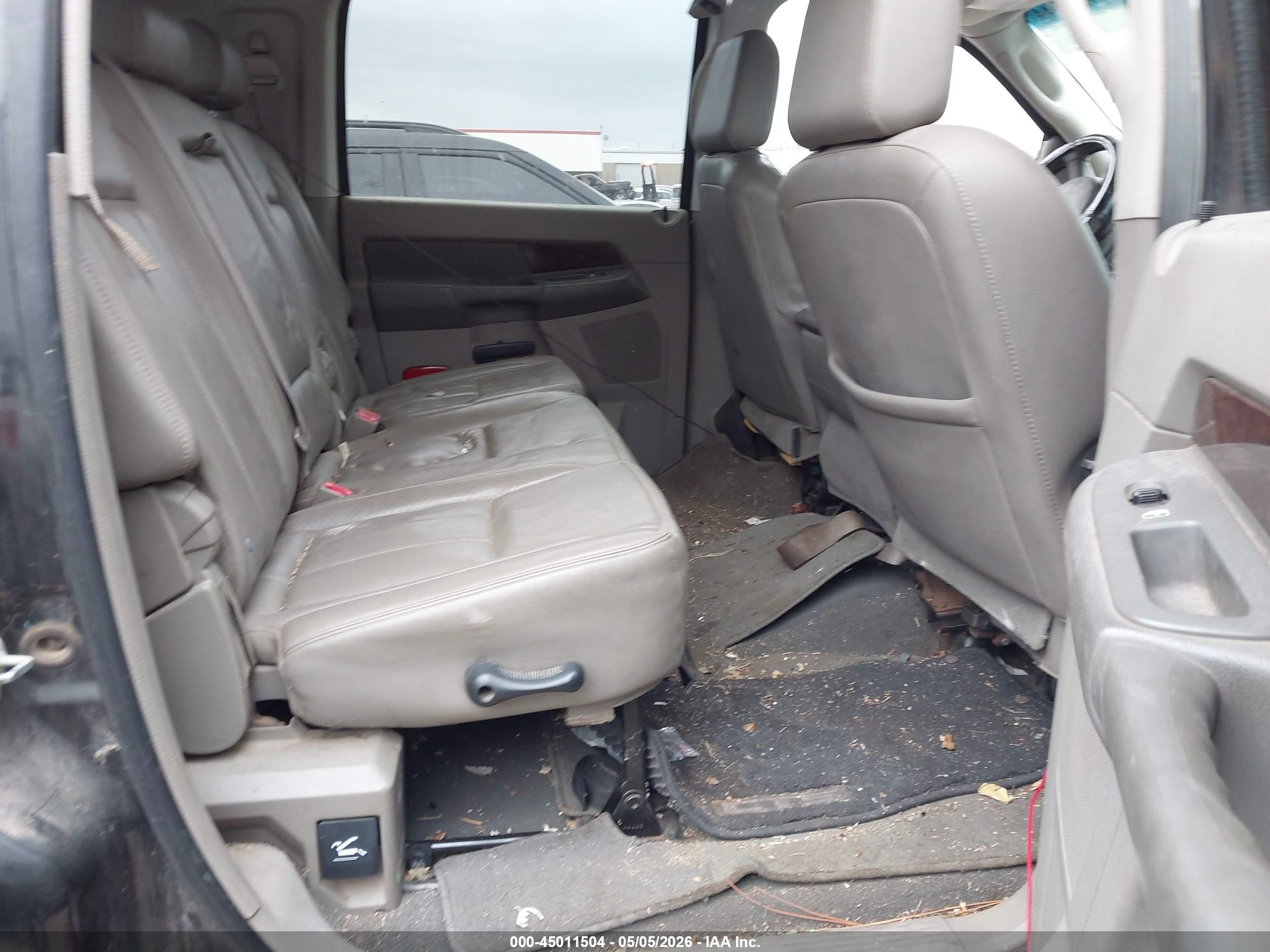2008 Dodge Ram 2500 Laramie Black vin: 3D7KS29A88G208232