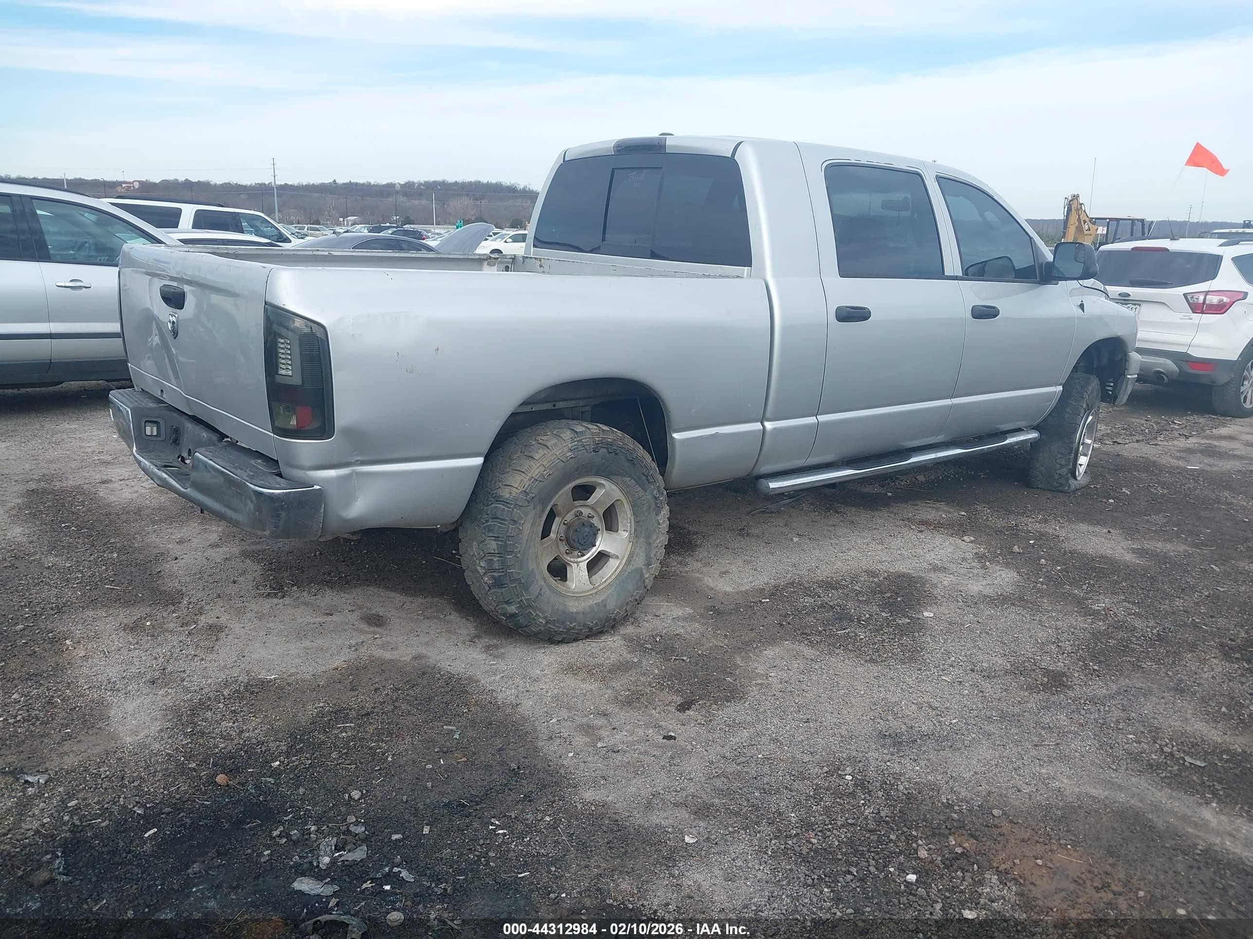 2008 Dodge Ram 2500 Sxt/slt Серебряный vin: 3D7KS29A98G177931