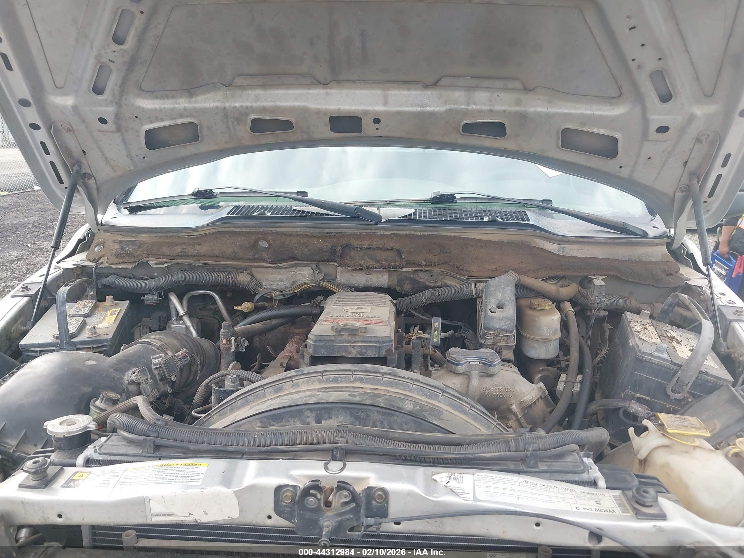 2008 Dodge Ram 2500 Sxt/slt Серебряный vin: 3D7KS29A98G177931