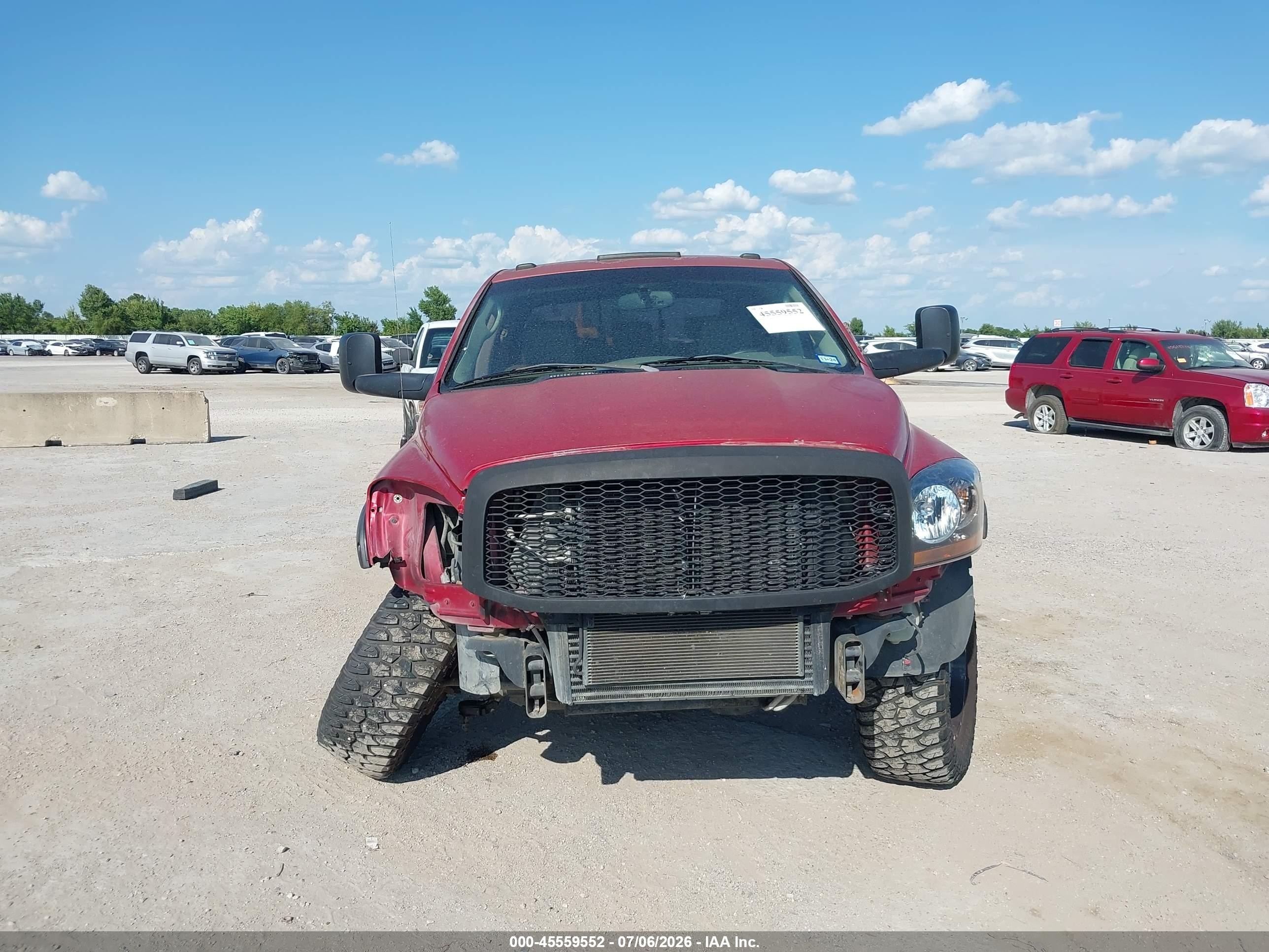 2008 Dodge Ram 2500 Laramie Burgundy vin: 3D7KS29AX8G173371