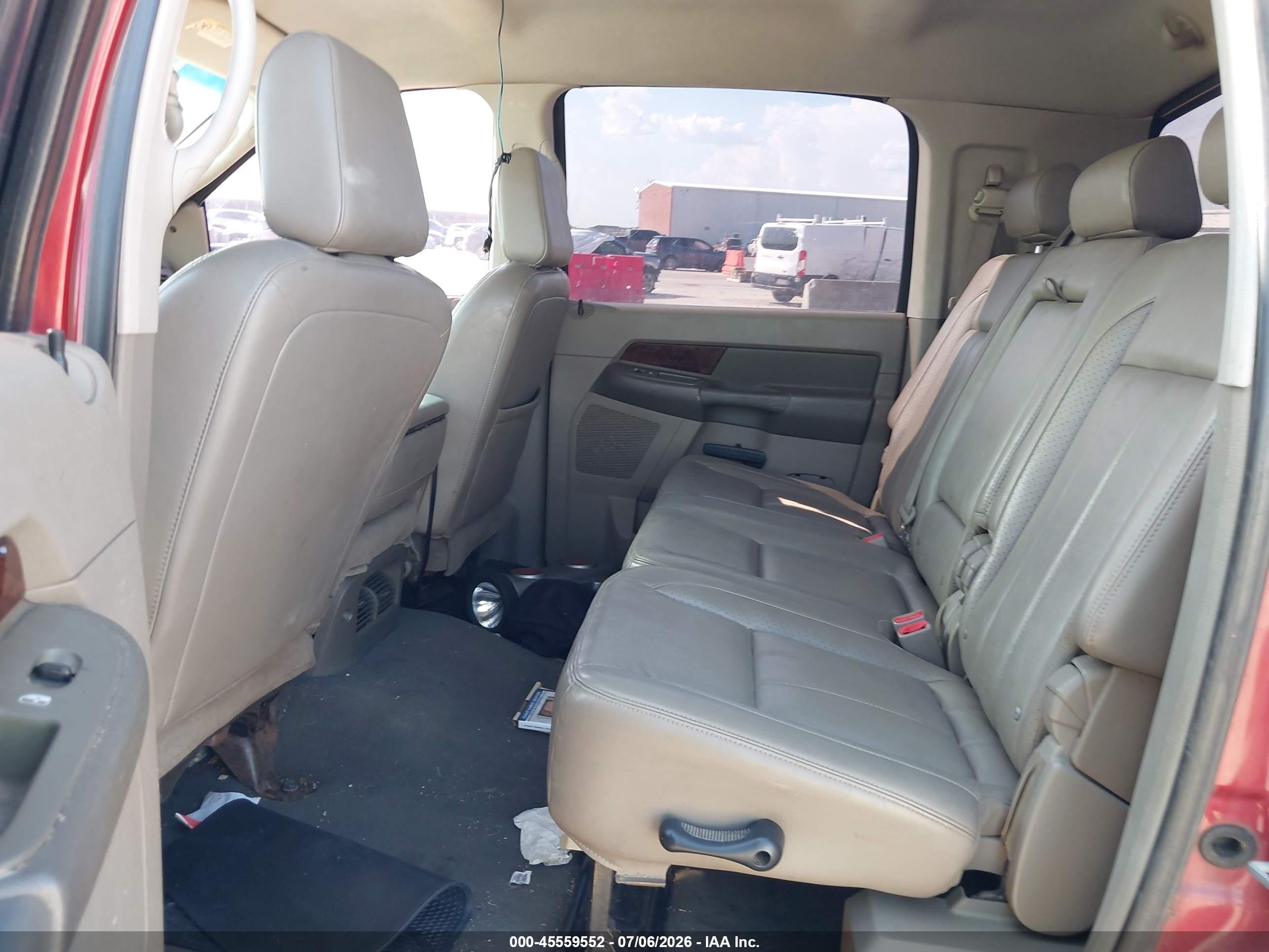 2008 Dodge Ram 2500 Laramie Burgundy vin: 3D7KS29AX8G173371