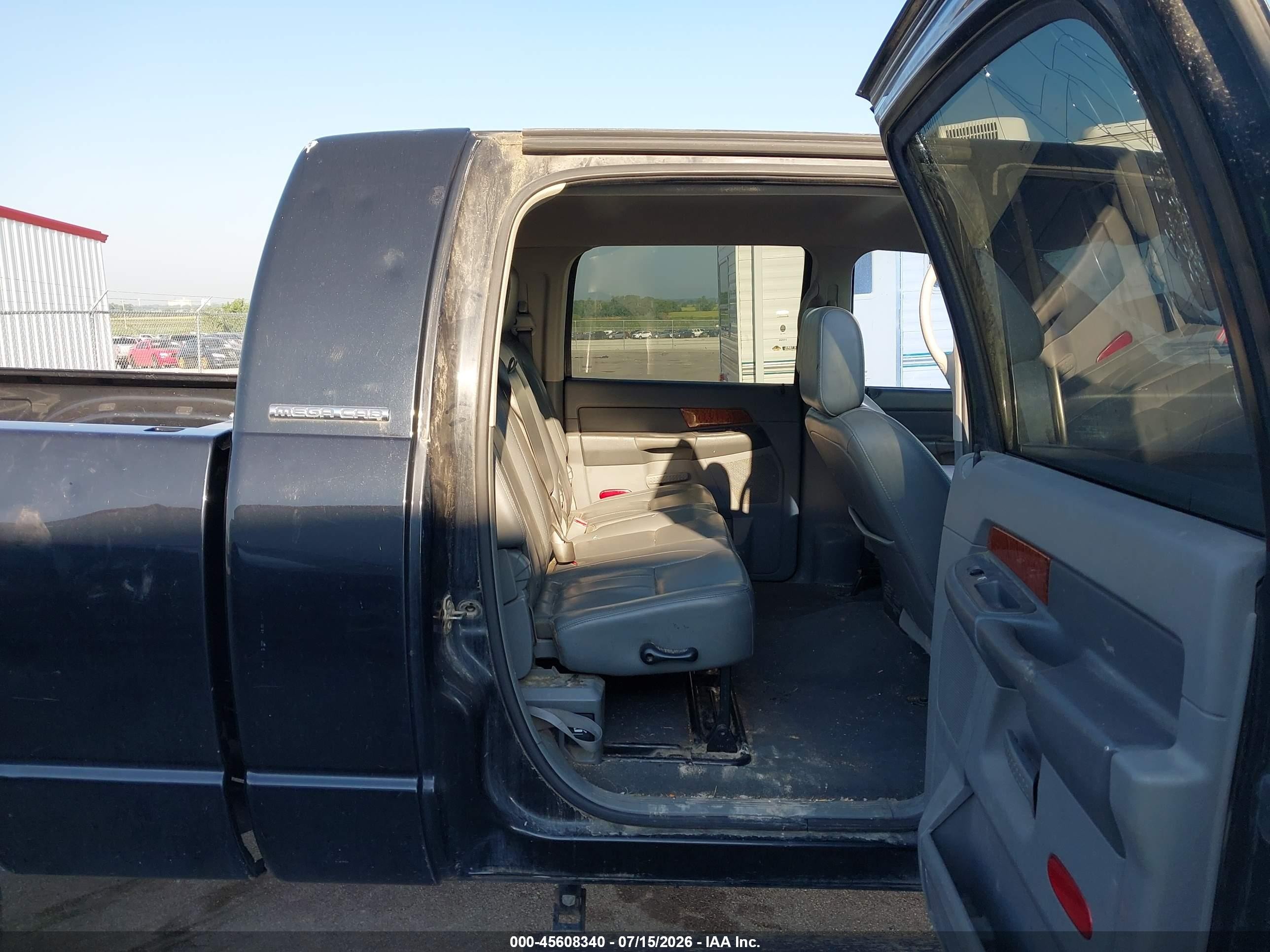 2007 Dodge Ram 2500 Laramie Black vin: 3D7KS29C27G700772
