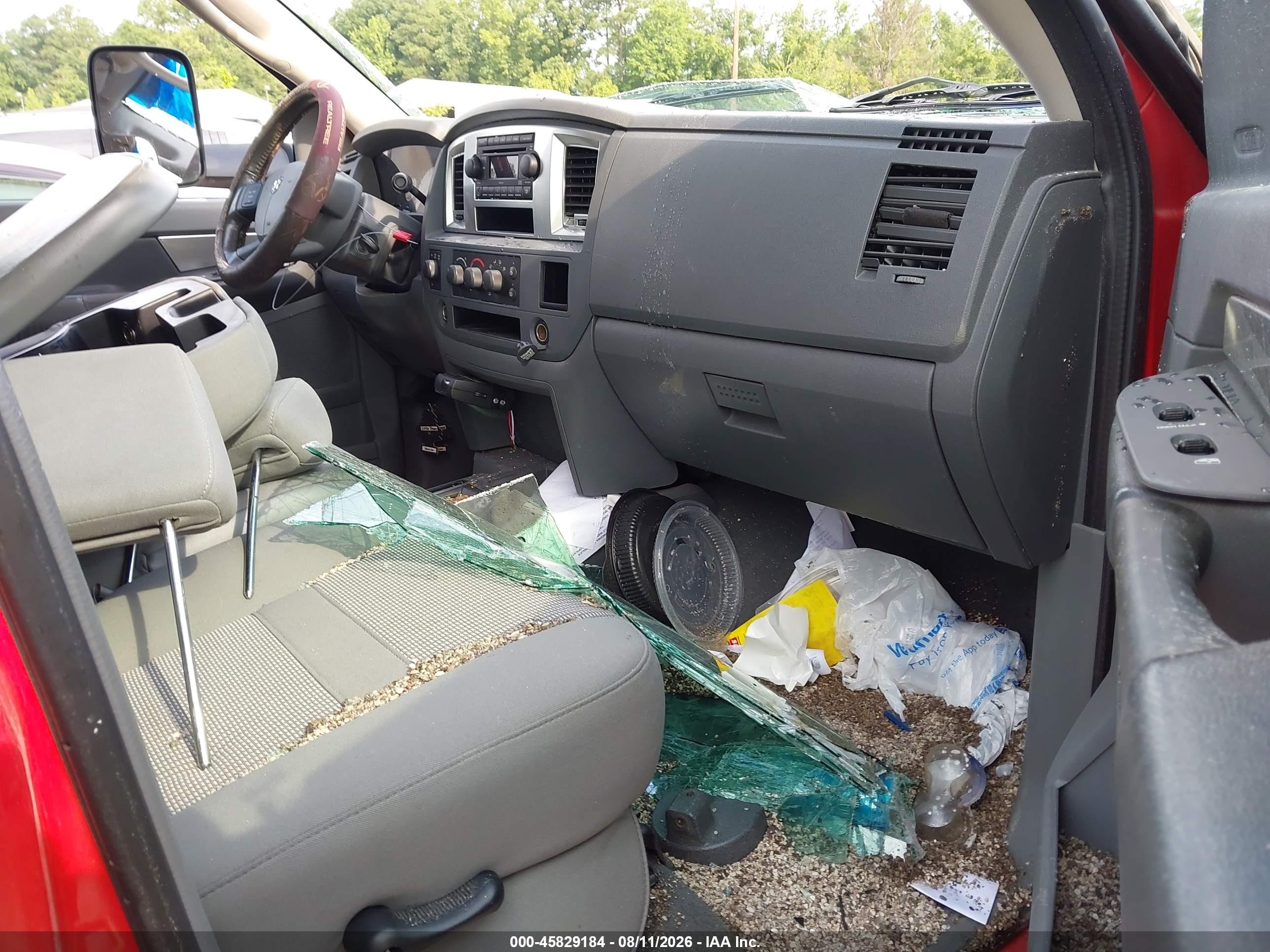 2007 Dodge Ram 2500 Slt Красный vin: 3D7KS29C37G742206