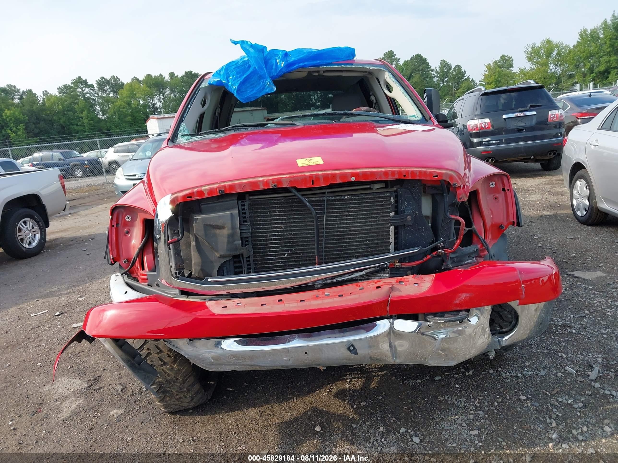 2007 Dodge Ram 2500 Slt Красный vin: 3D7KS29C37G742206