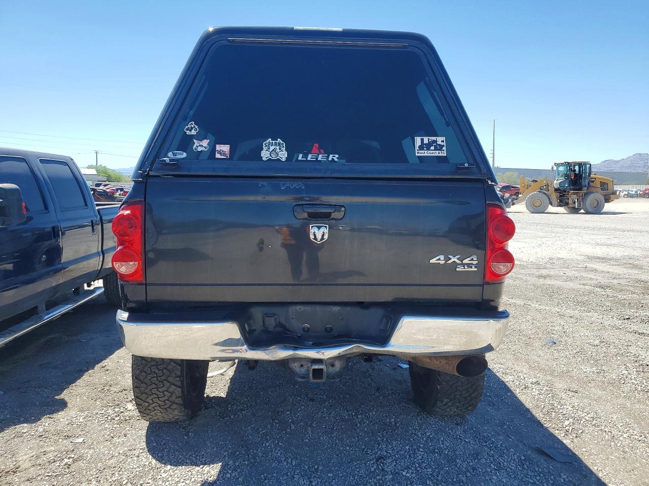 2007 Dodge Ram 2500 Черный vin: 3D7KS29C47G735474
