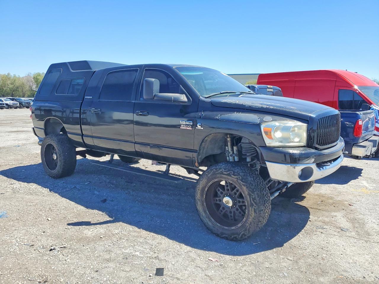 2007 Dodge Ram 2500 Черный vin: 3D7KS29C47G735474
