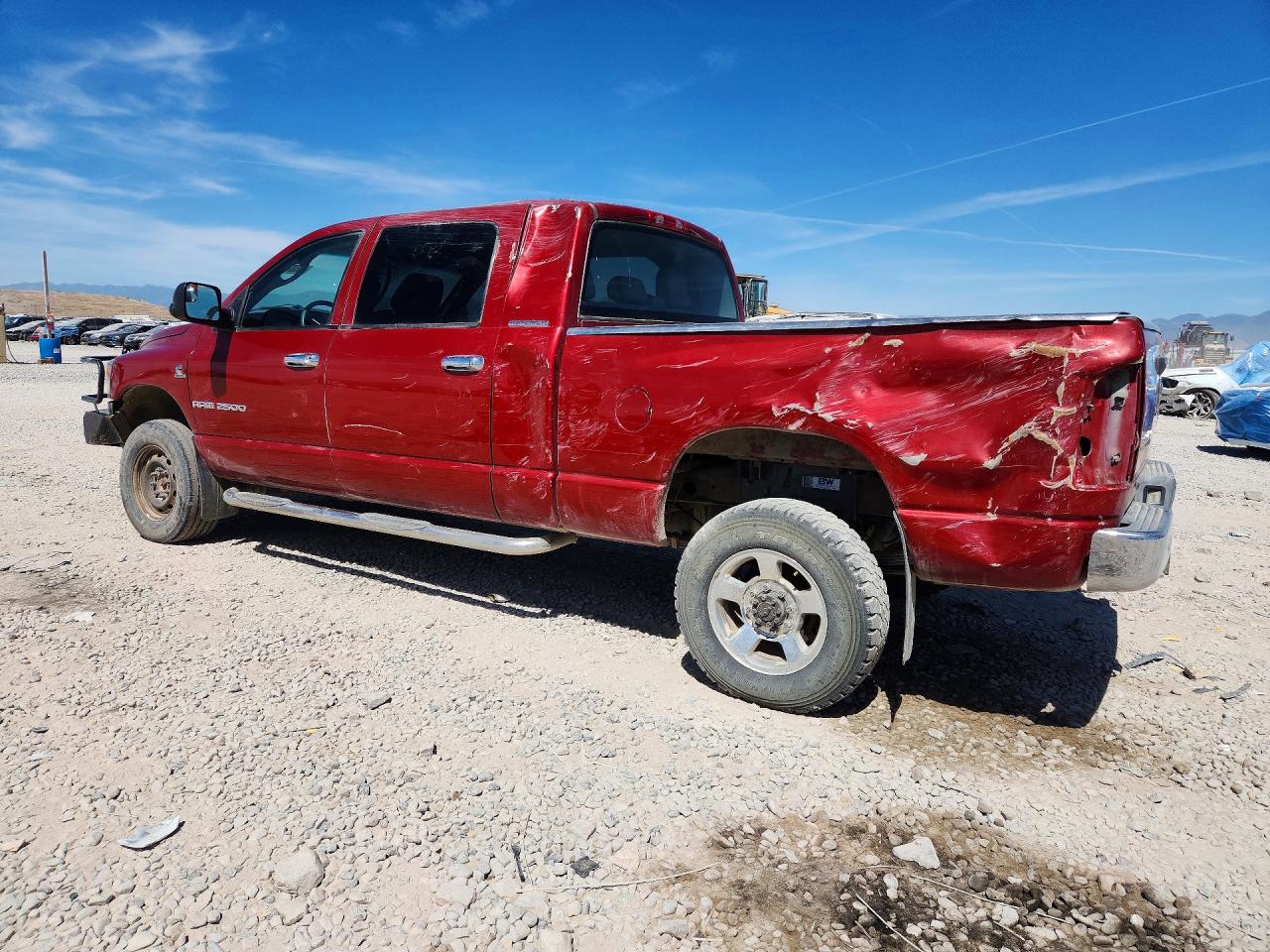 2006 Dodge Ram 2500 Red vin: 3D7KS29C56G194031
