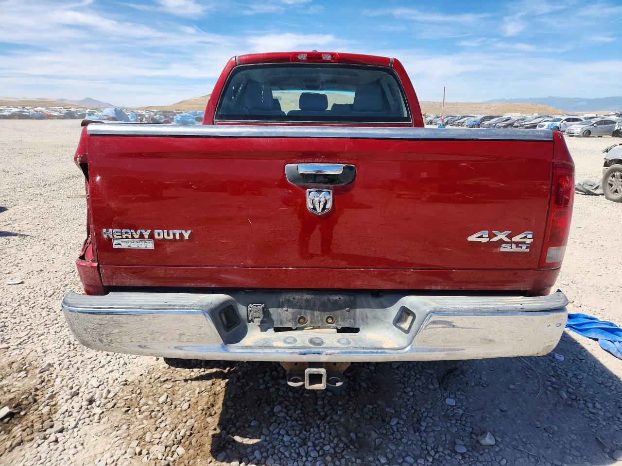 2006 Dodge Ram 2500 Red vin: 3D7KS29C56G194031