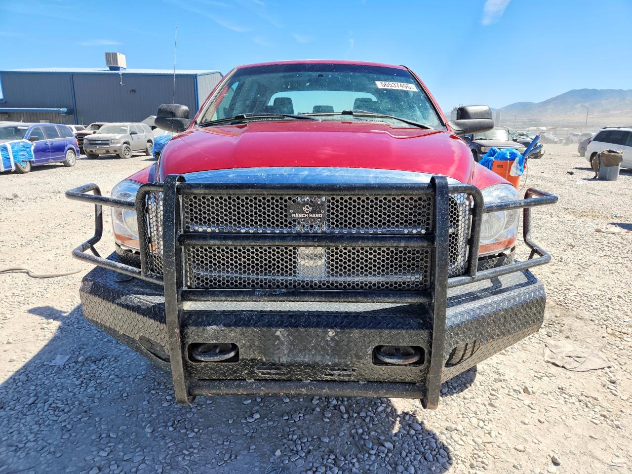 2006 Dodge Ram 2500 Red vin: 3D7KS29C56G194031