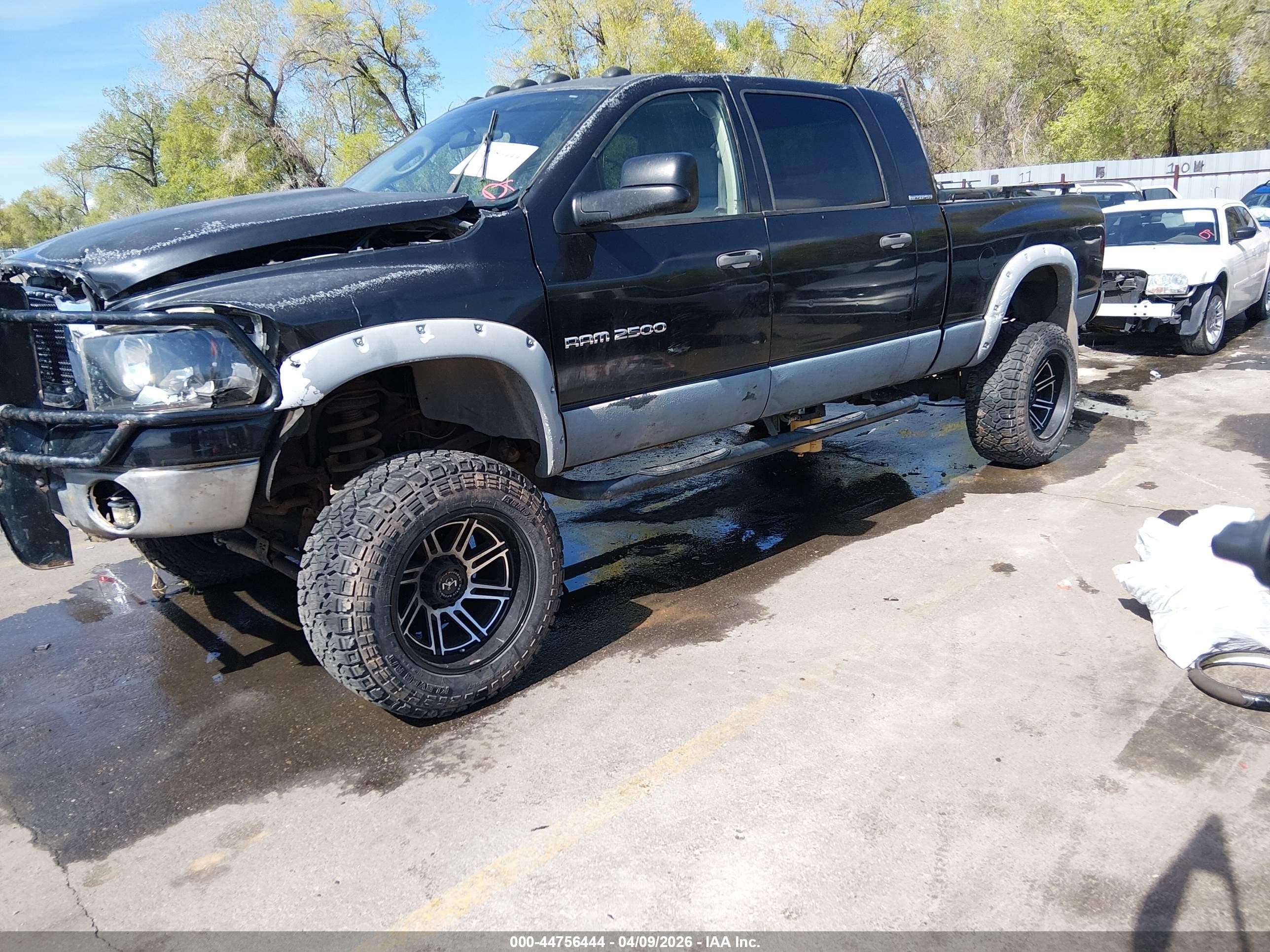 2006 Dodge Ram 2500 Slt Black vin: 3D7KS29C56G227397