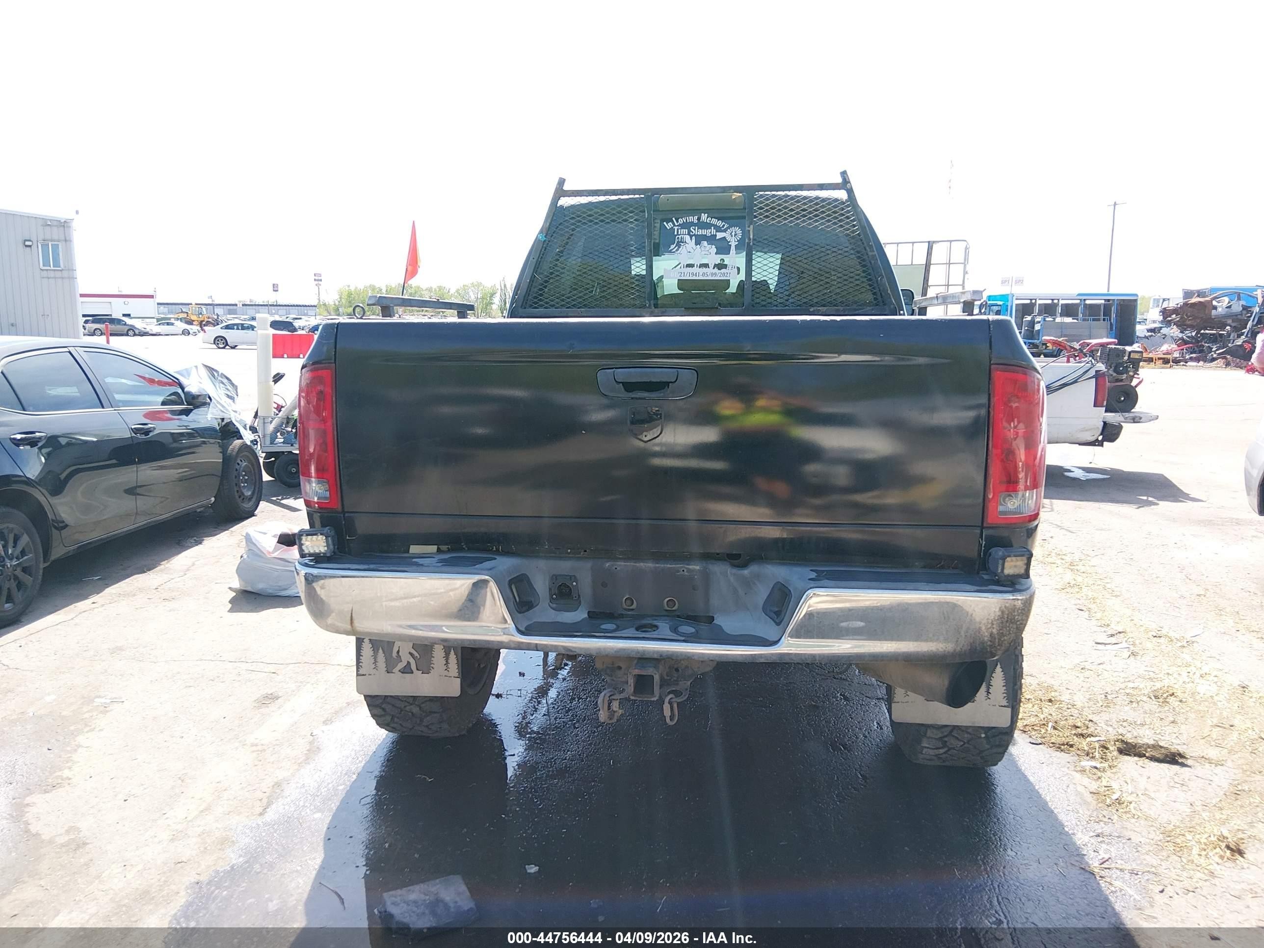 2006 Dodge Ram 2500 Slt Black vin: 3D7KS29C56G227397