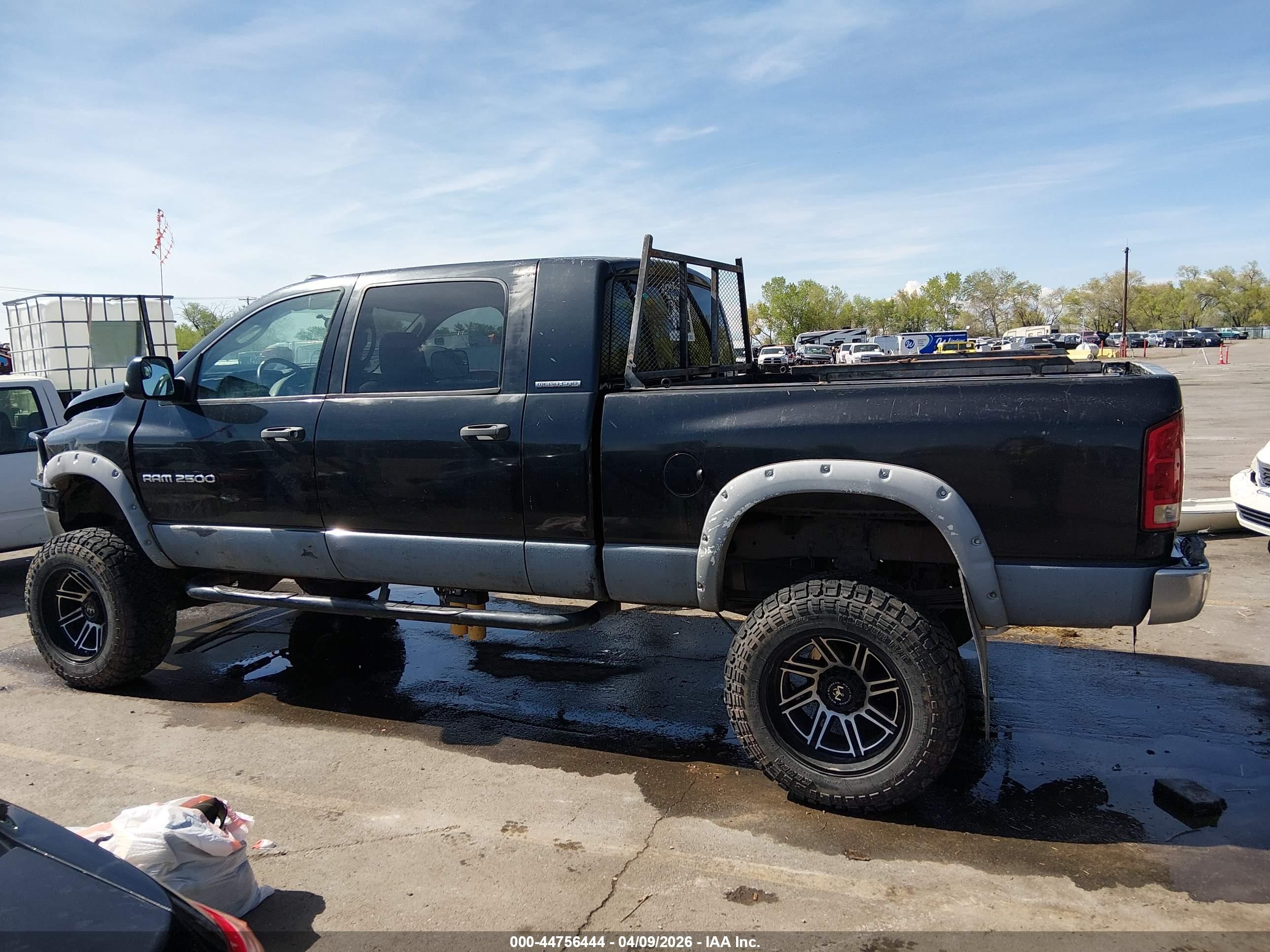 2006 Dodge Ram 2500 Slt Black vin: 3D7KS29C56G227397