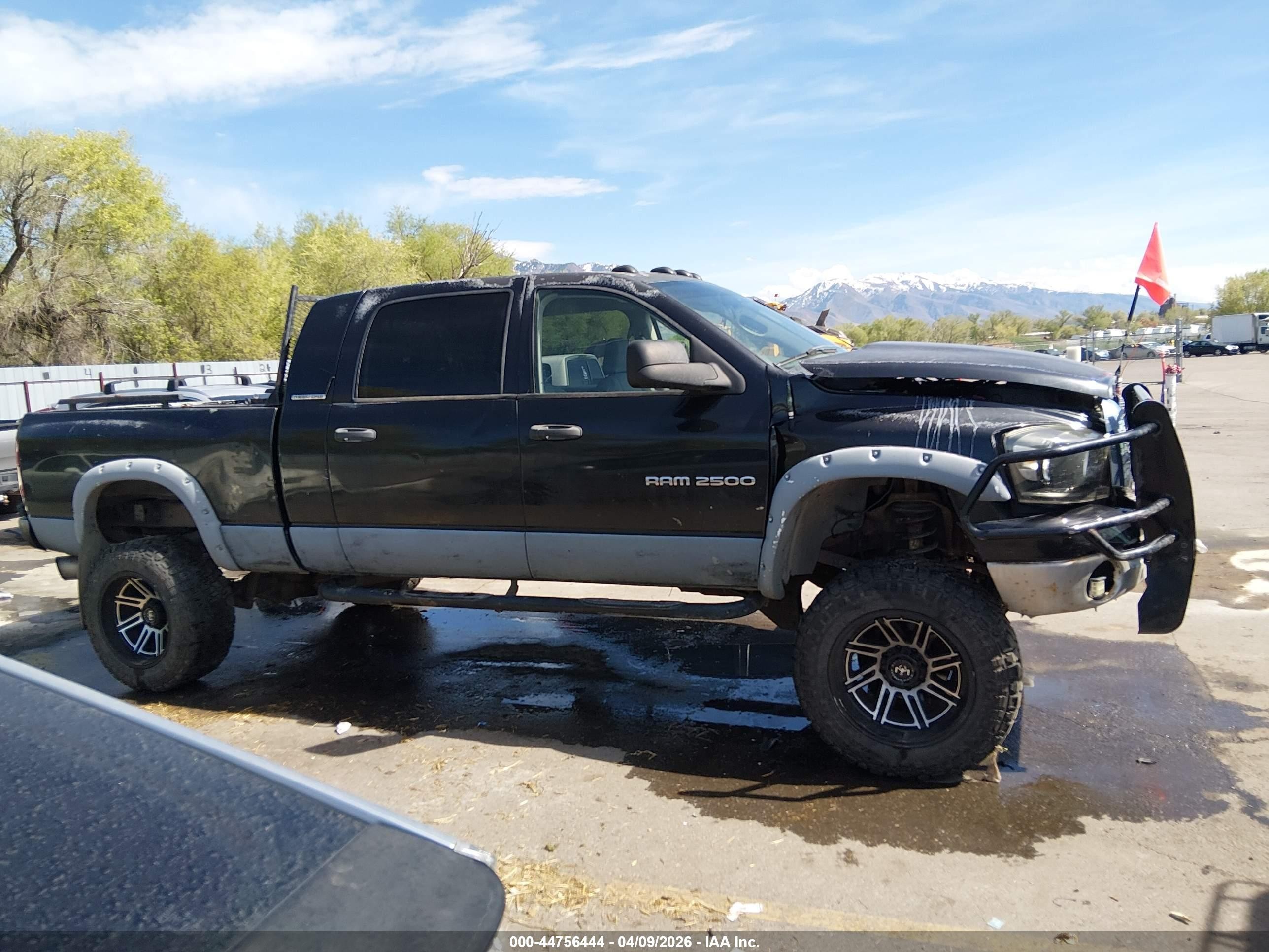 2006 Dodge Ram 2500 Slt Black vin: 3D7KS29C56G227397