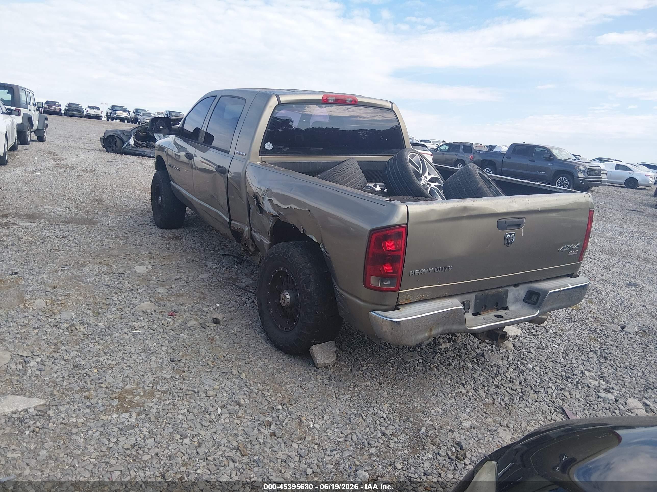 2006 Dodge Ram 2500 Slt Gold vin: 3D7KS29C56G228419