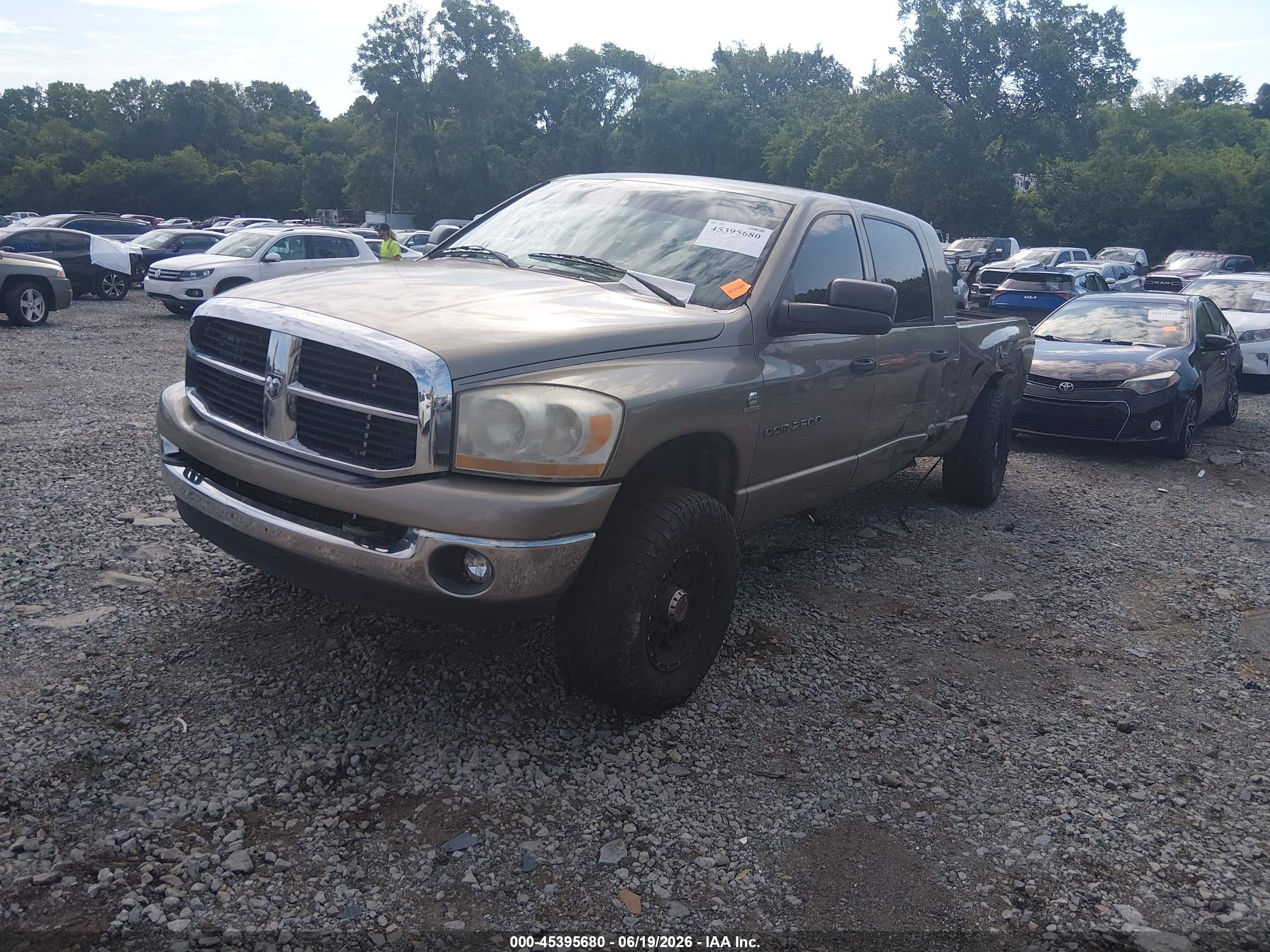 2006 Dodge Ram 2500 Slt Gold vin: 3D7KS29C56G228419