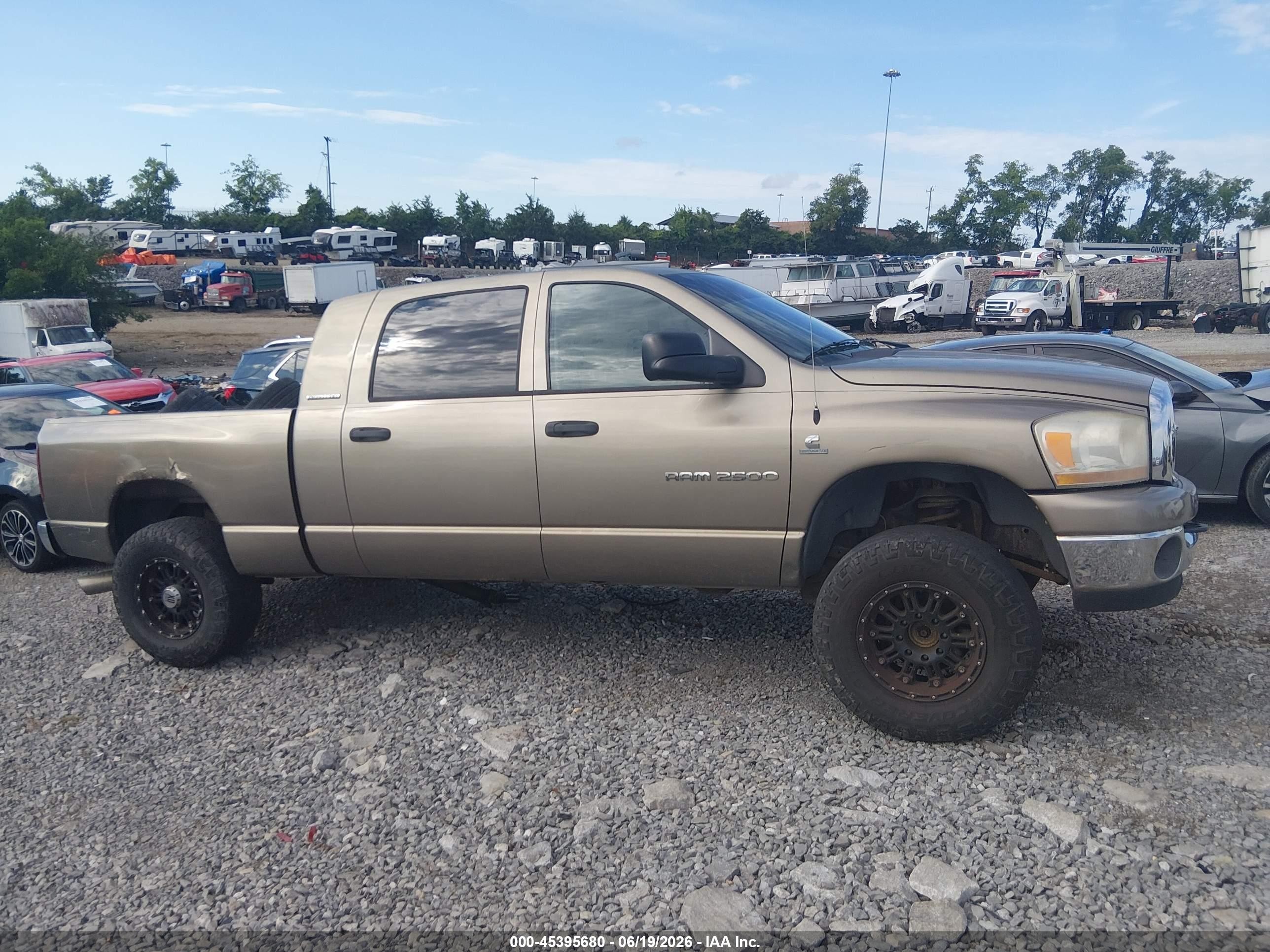 2006 Dodge Ram 2500 Slt Gold vin: 3D7KS29C56G228419