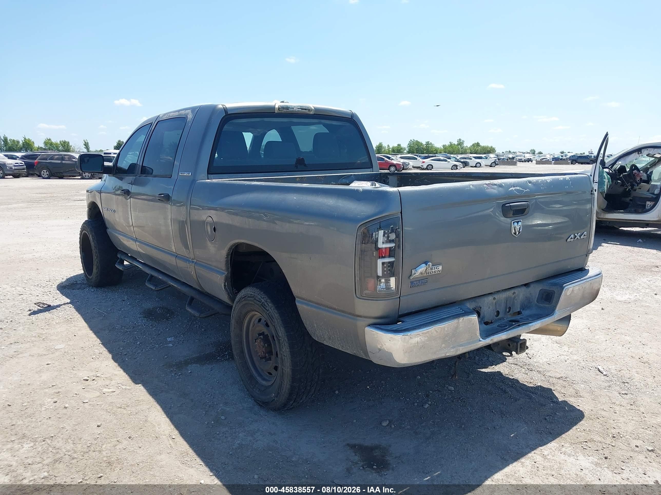 2006 Dodge Ram 2500 Slt Gray vin: 3D7KS29C66G172488