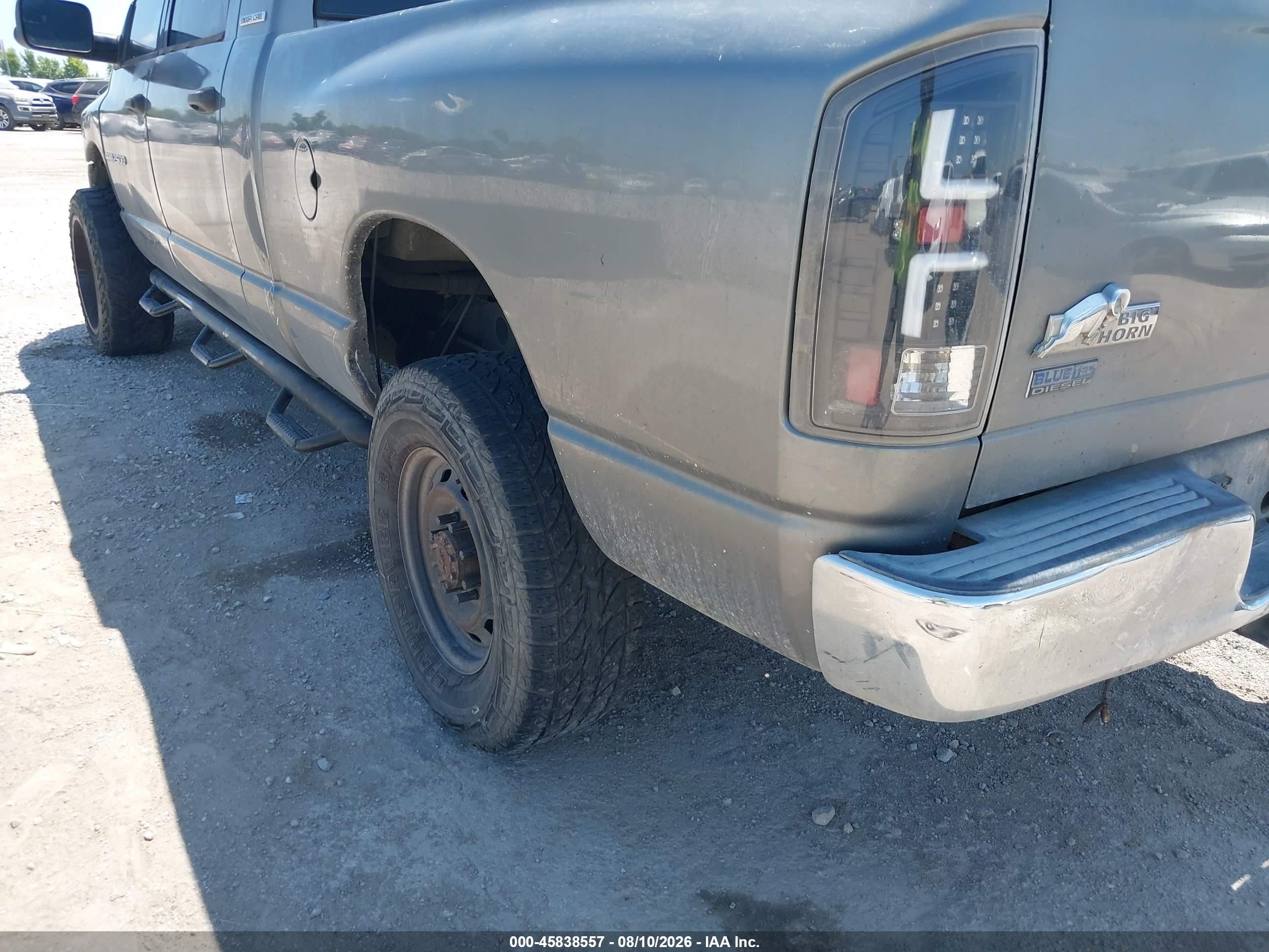 2006 Dodge Ram 2500 Slt Gray vin: 3D7KS29C66G172488