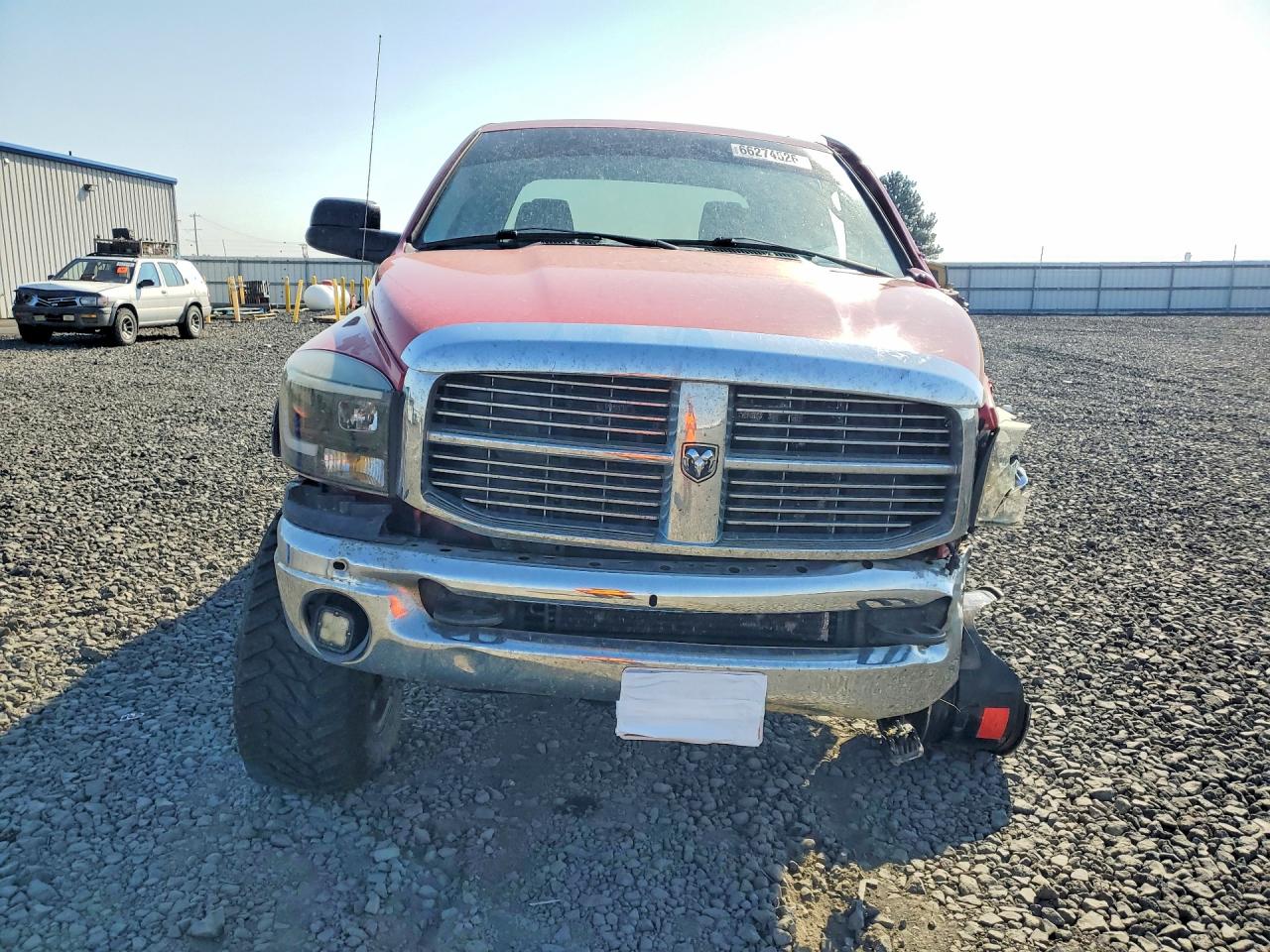 2006 Dodge Ram 2500 Red vin: 3D7KS29C76G270526