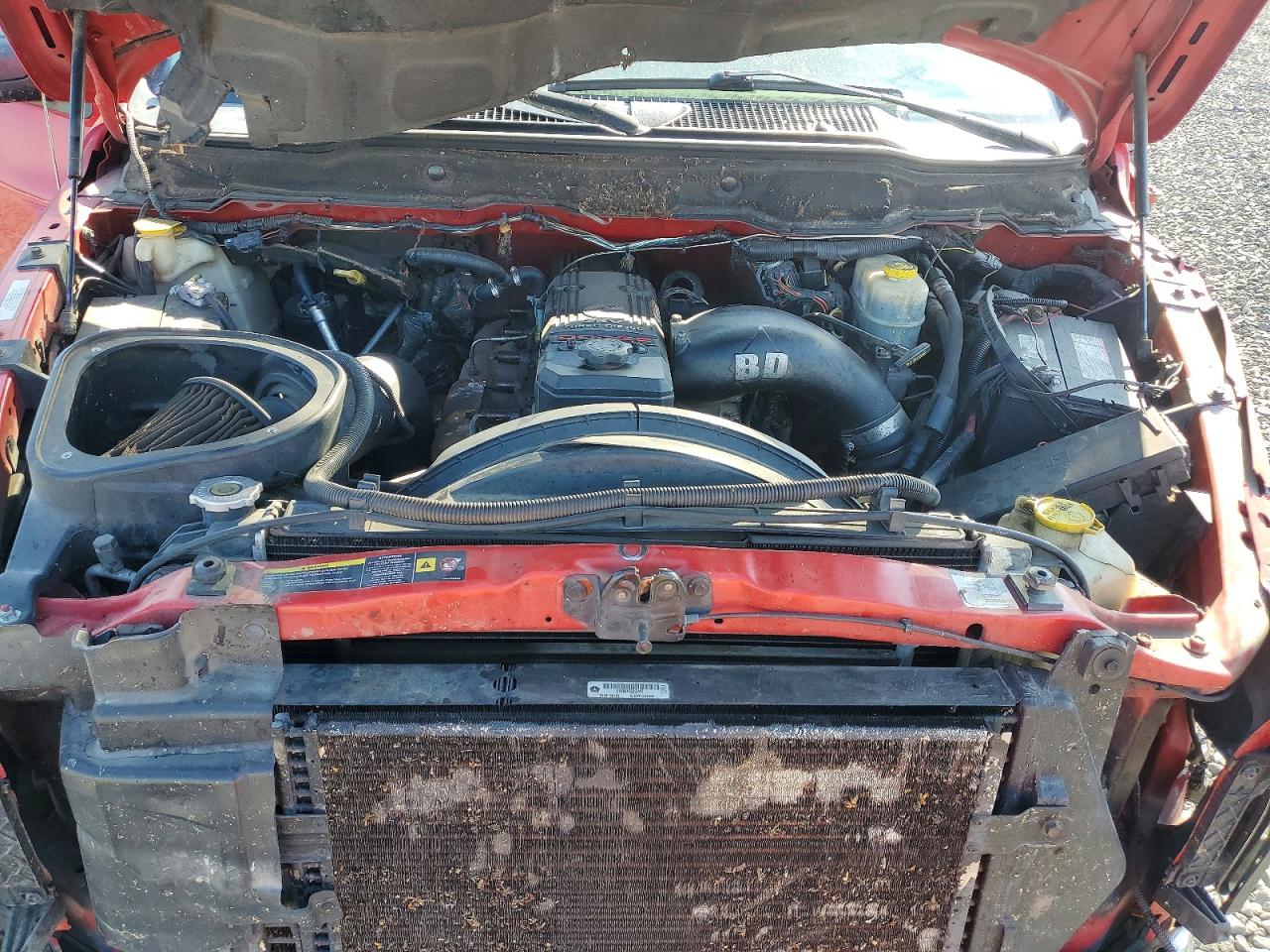 2006 Dodge Ram 2500 Red vin: 3D7KS29C76G270526