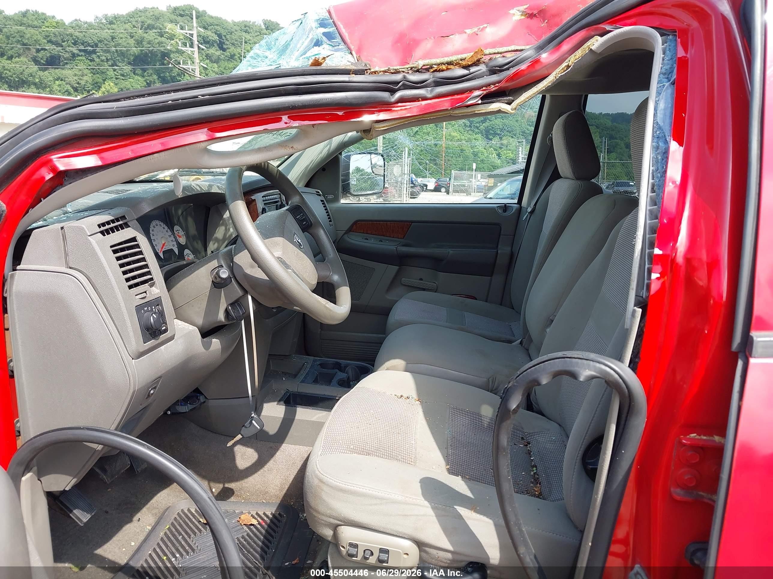 2006 Dodge Ram 2500 Slt Red vin: 3D7KS29C86G134020