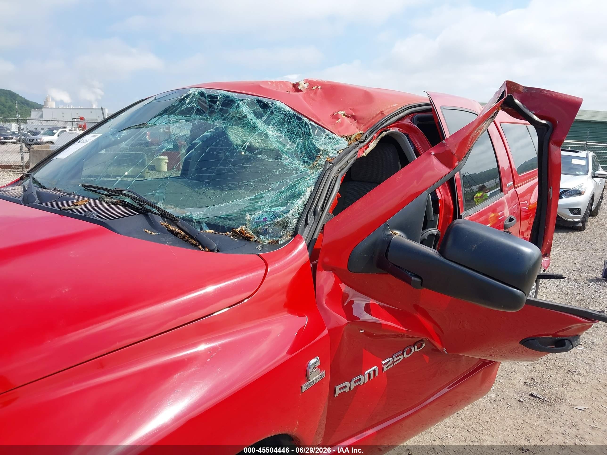 2006 Dodge Ram 2500 Slt Red vin: 3D7KS29C86G134020