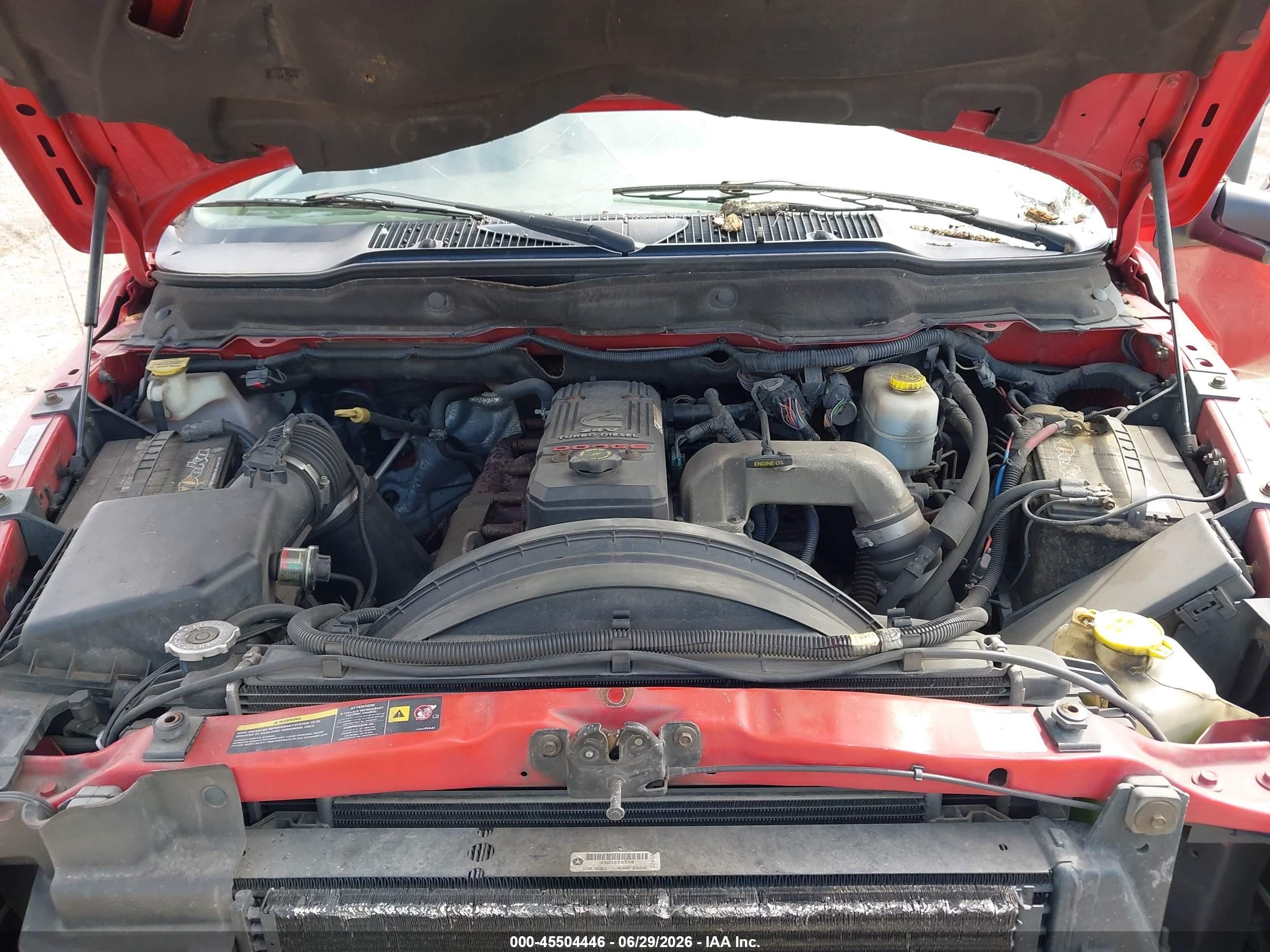2006 Dodge Ram 2500 Slt Red vin: 3D7KS29C86G134020