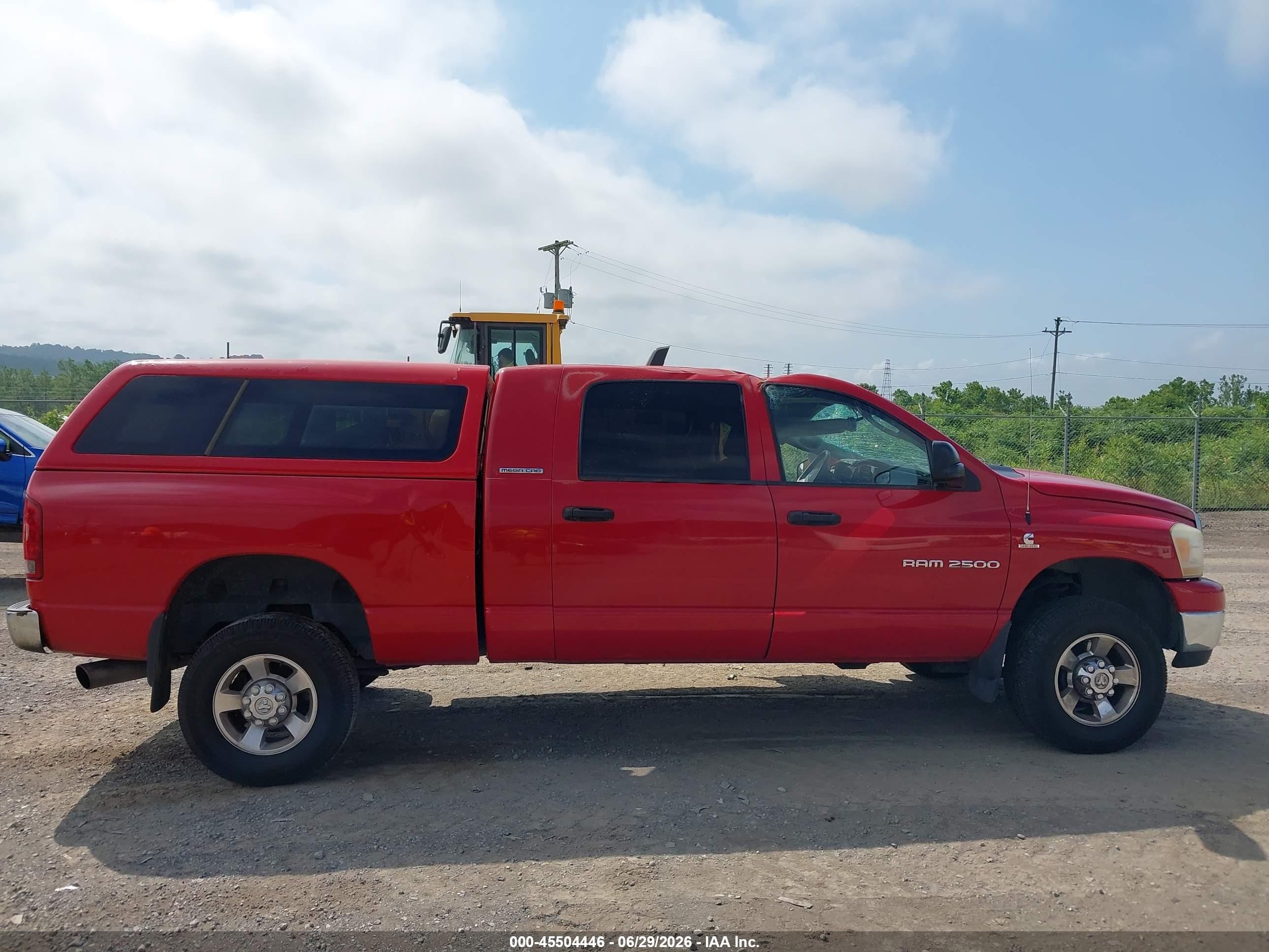 2006 Dodge Ram 2500 Slt Red vin: 3D7KS29C86G134020