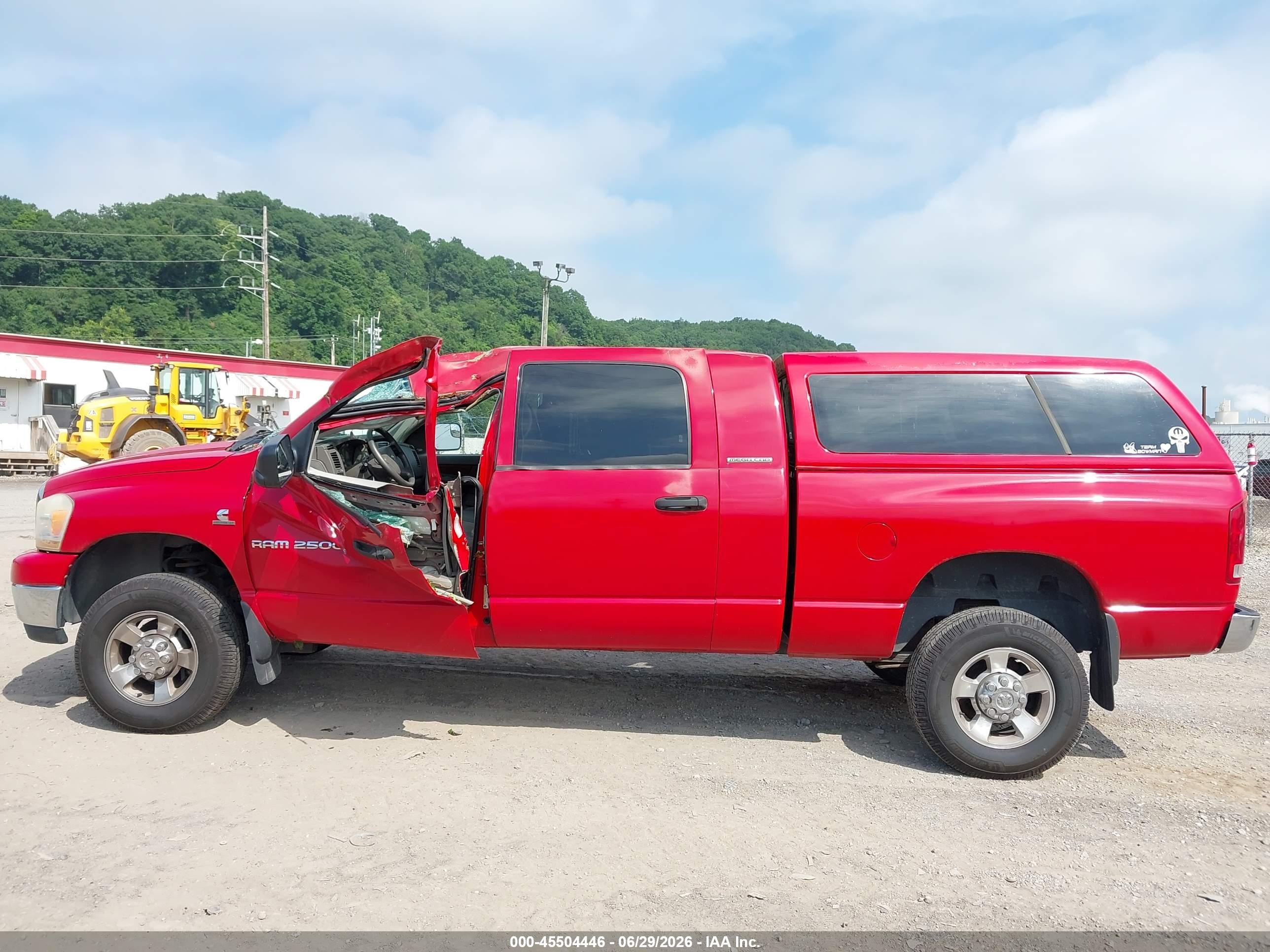 2006 Dodge Ram 2500 Slt Red vin: 3D7KS29C86G134020