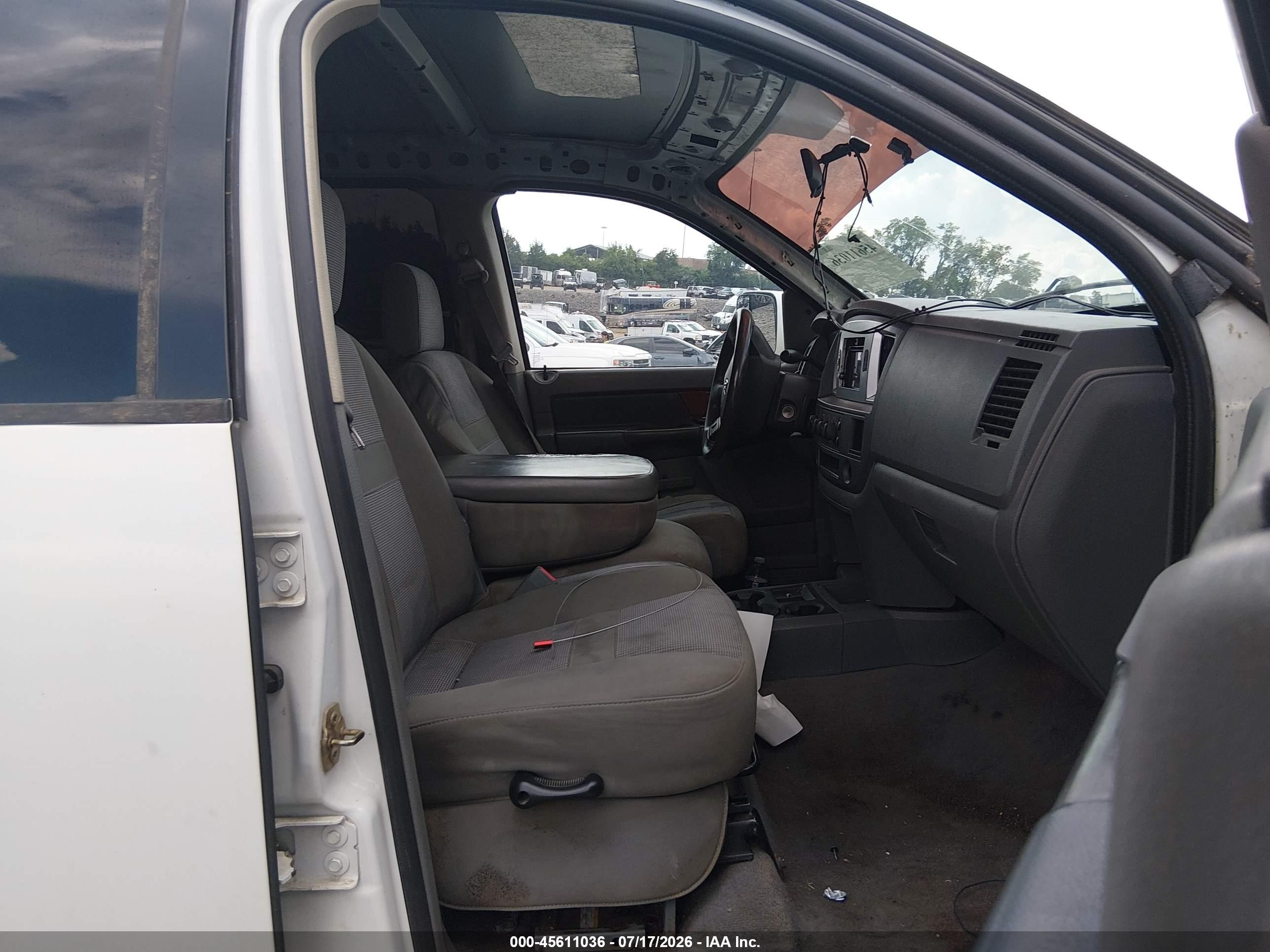 2006 Dodge Ram 2500 Slt White vin: 3D7KS29C86G164151