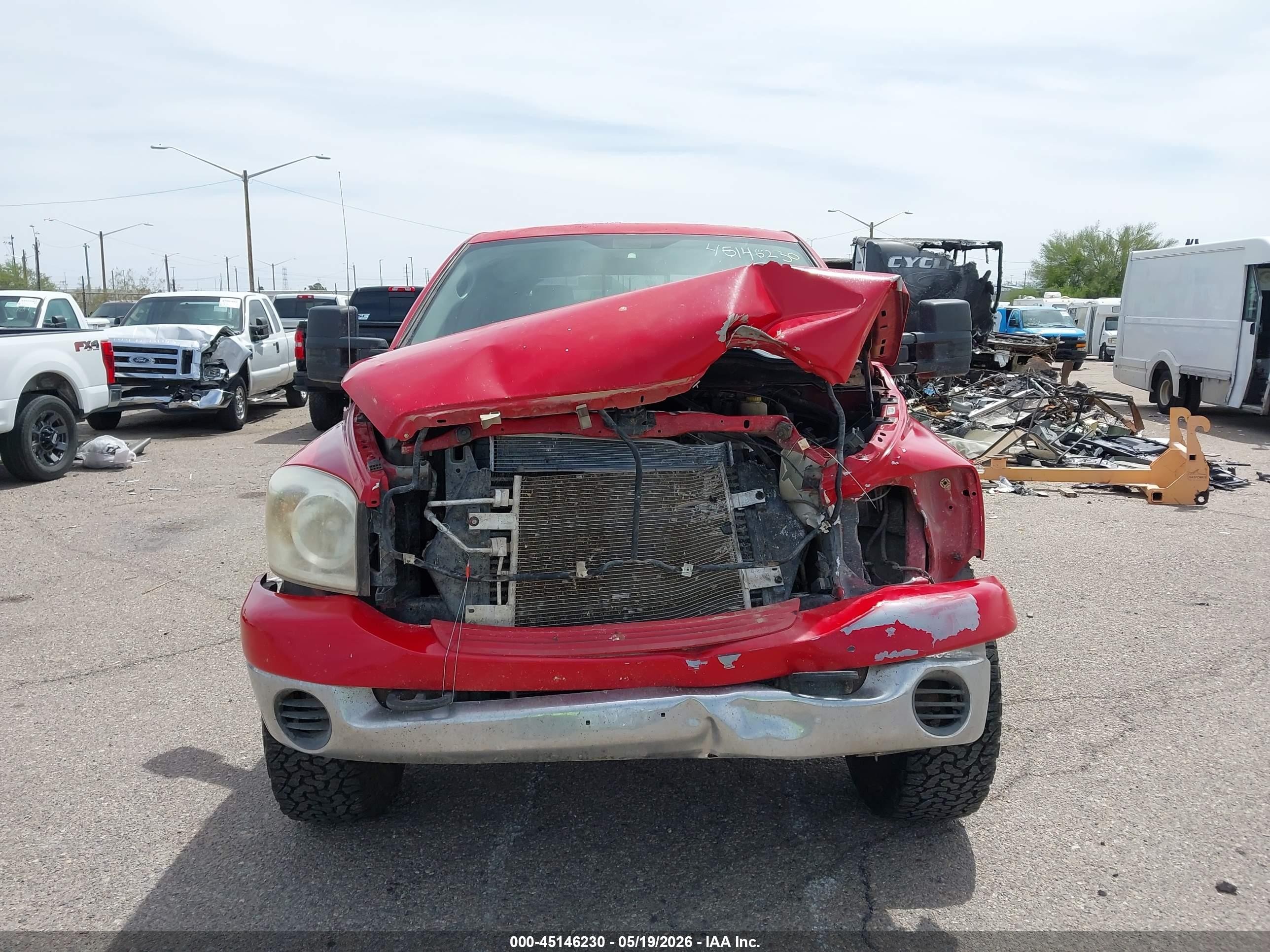 2007 Dodge Ram 2500 Slt Red vin: 3D7KS29C97G715754