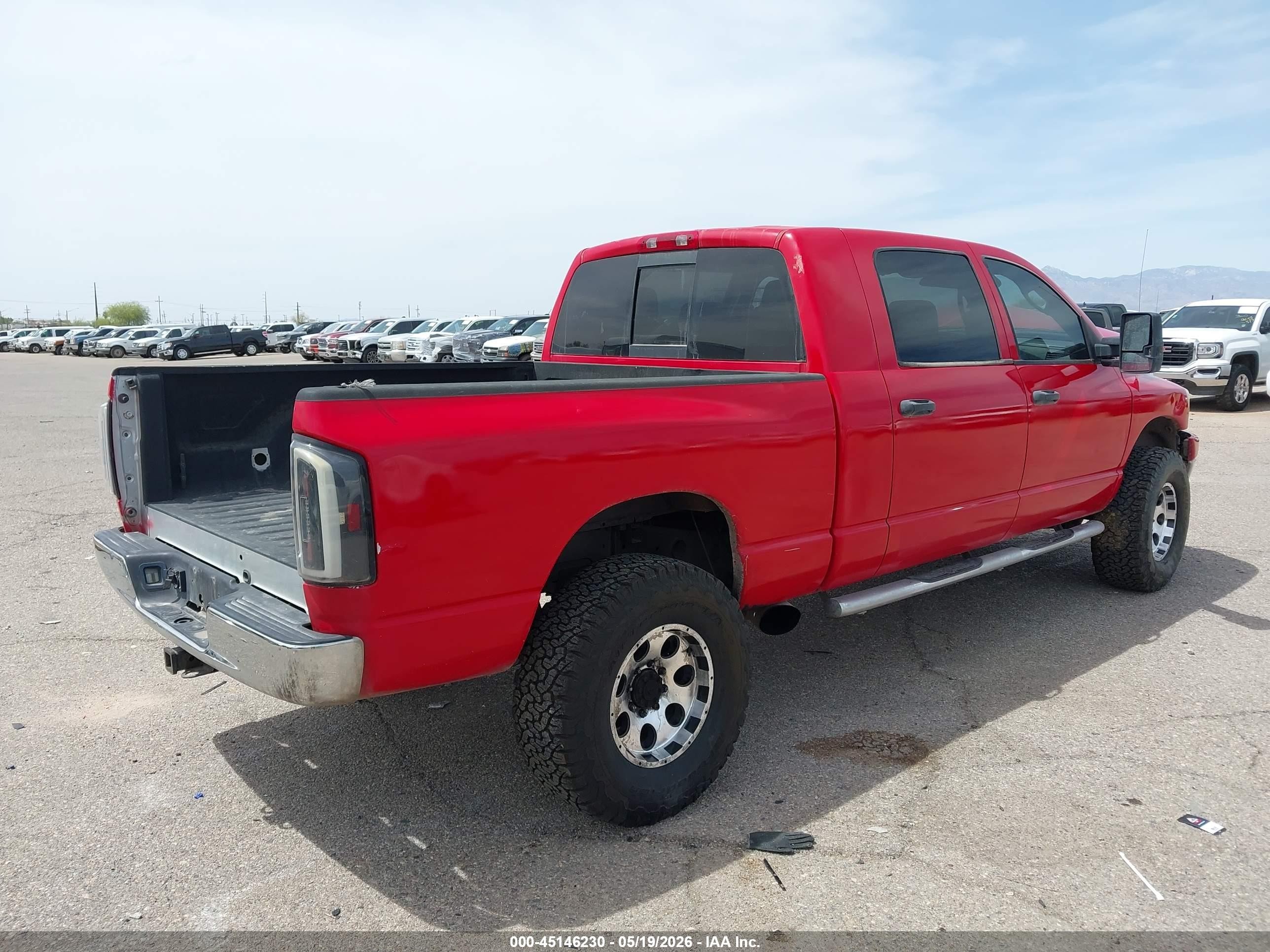 2007 Dodge Ram 2500 Slt Red vin: 3D7KS29C97G715754