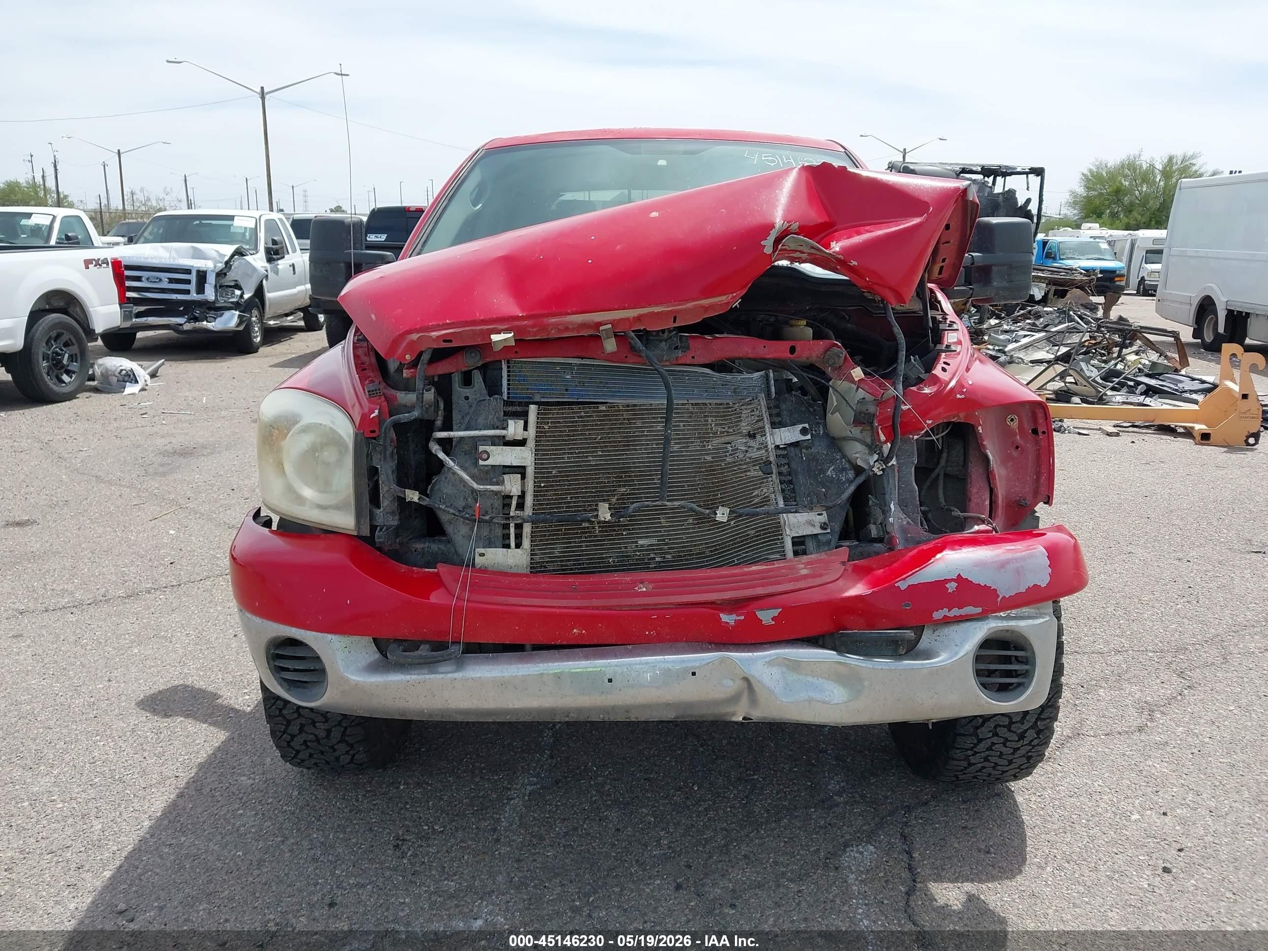 2007 Dodge Ram 2500 Slt Red vin: 3D7KS29C97G715754