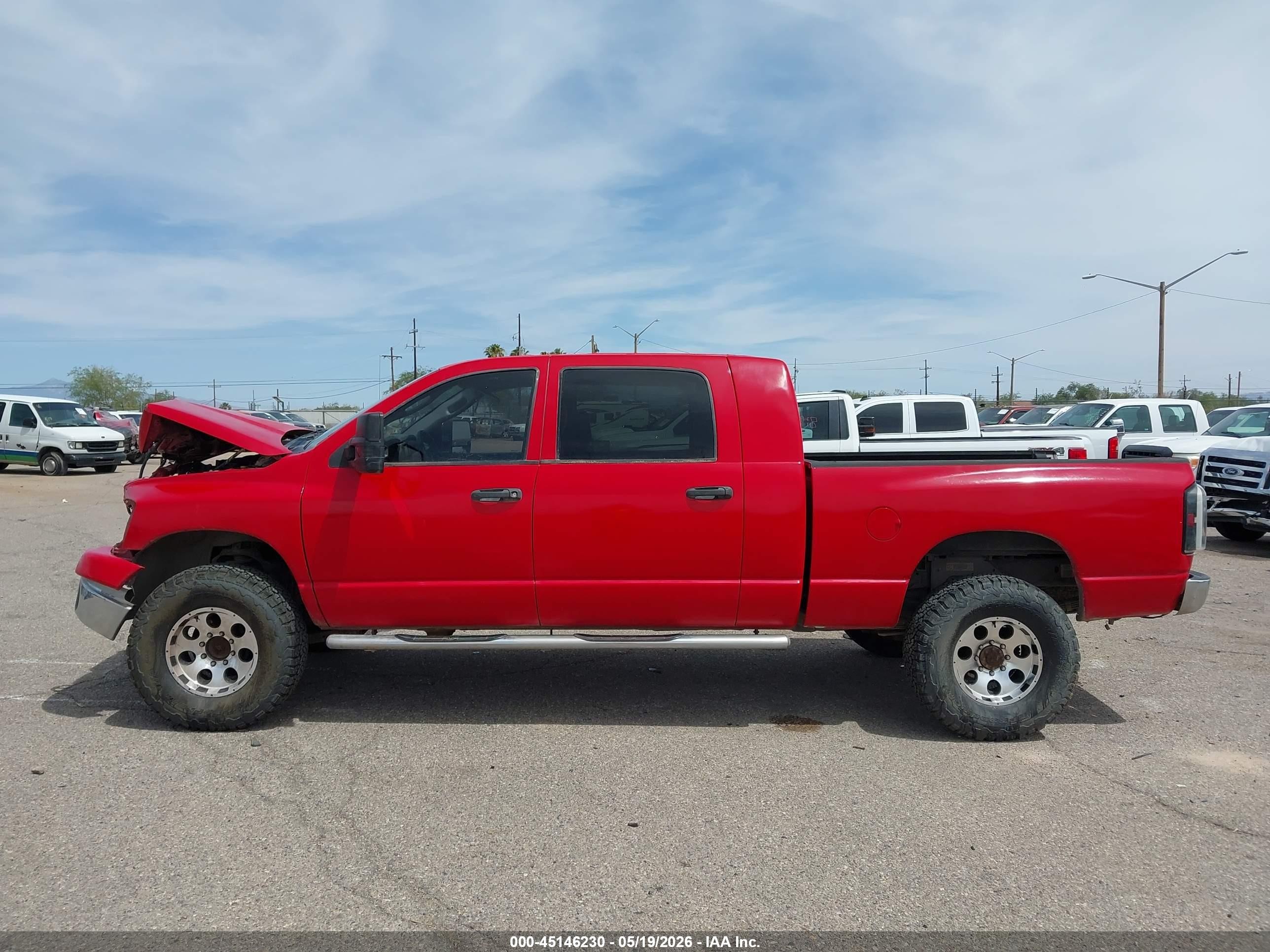 2007 Dodge Ram 2500 Slt Red vin: 3D7KS29C97G715754