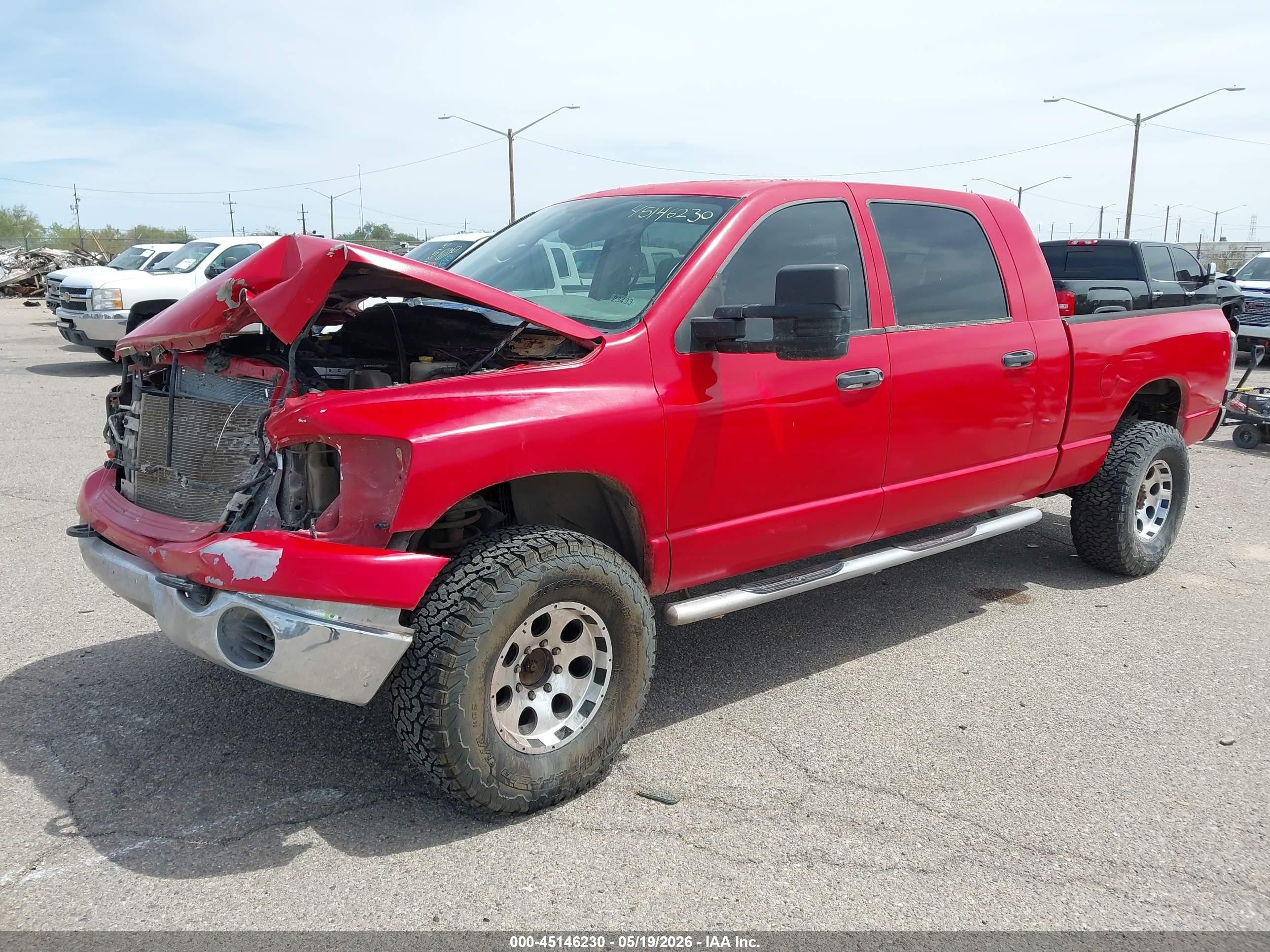 2007 Dodge Ram 2500 Slt Red vin: 3D7KS29C97G715754