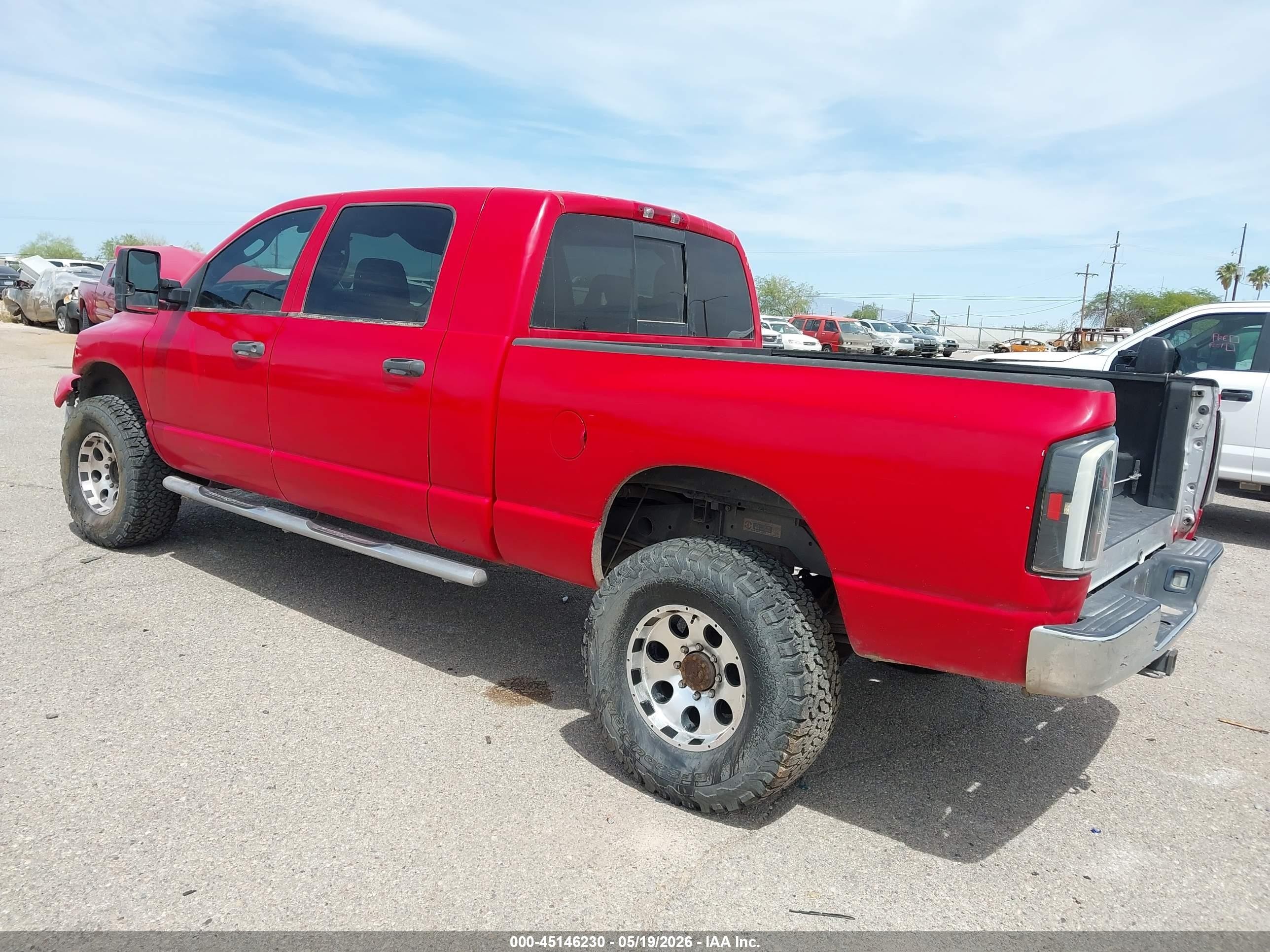 2007 Dodge Ram 2500 Slt Red vin: 3D7KS29C97G715754