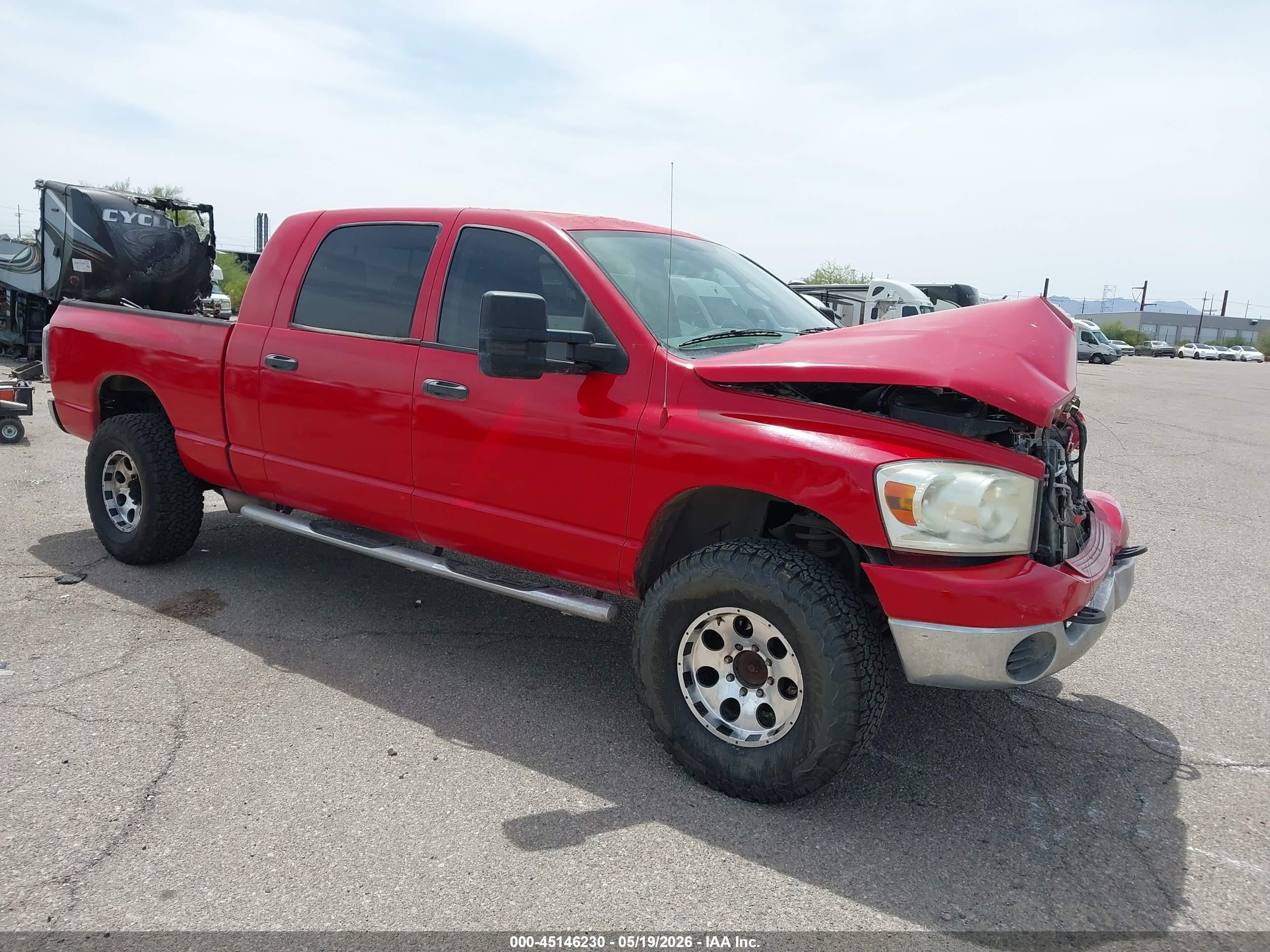 2007 Dodge Ram 2500 Slt Red vin: 3D7KS29C97G715754