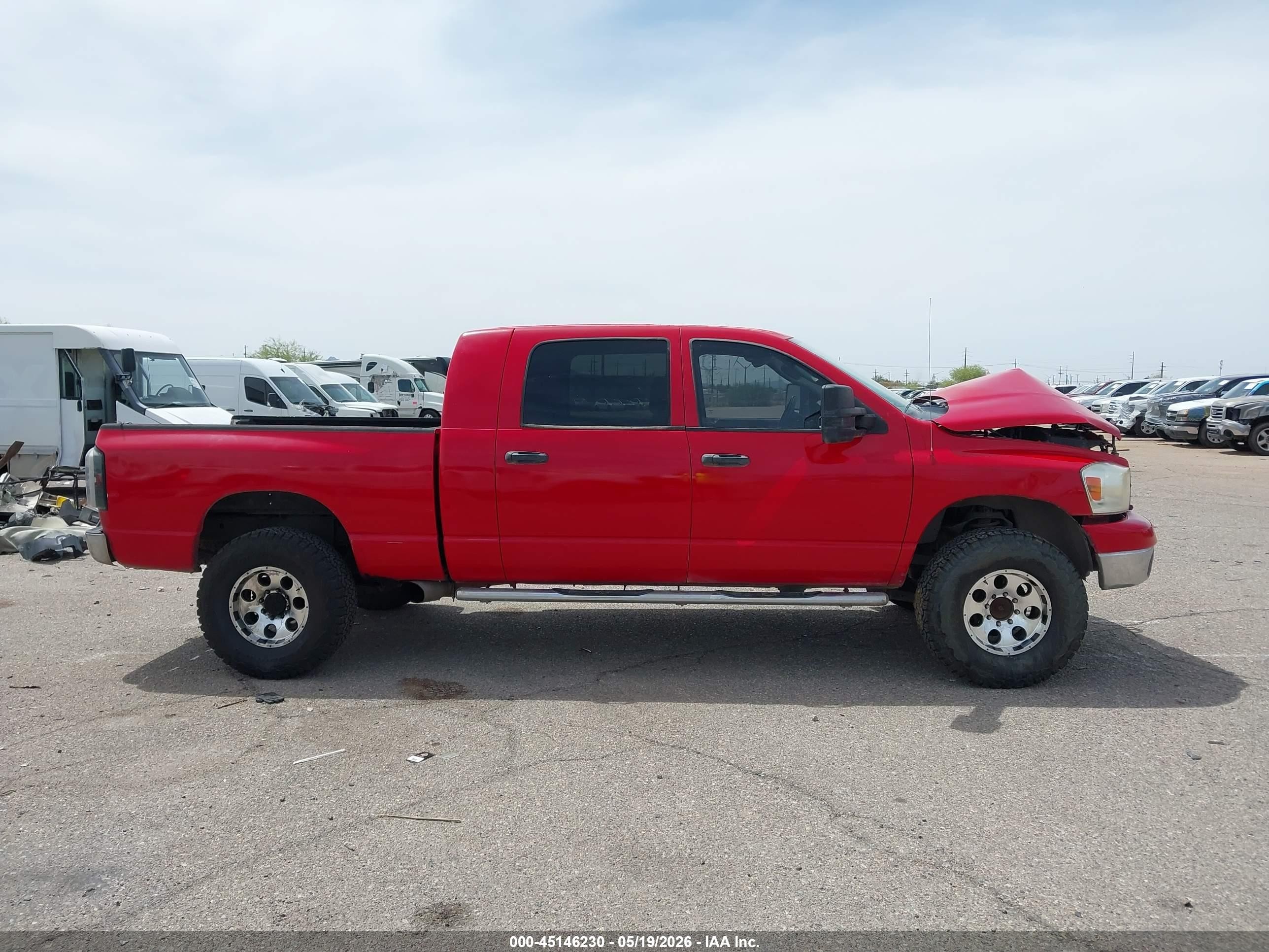 2007 Dodge Ram 2500 Slt Red vin: 3D7KS29C97G715754