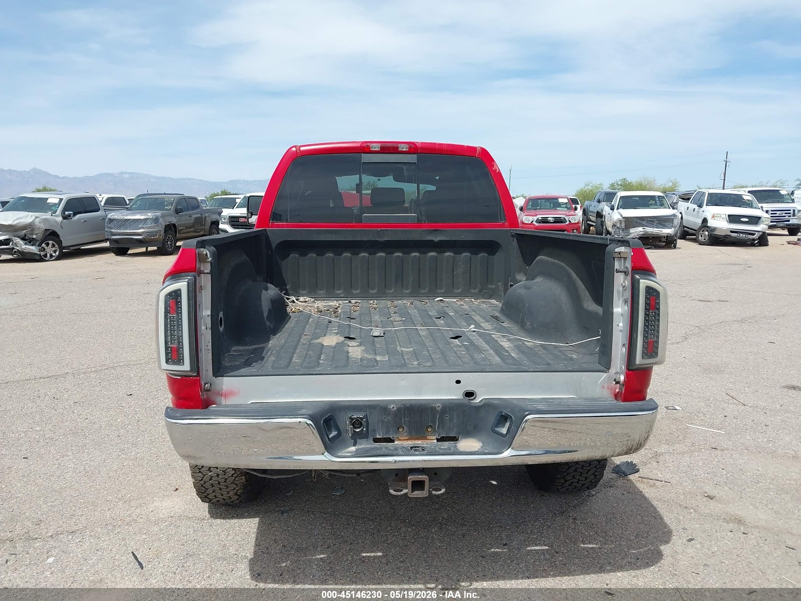2007 Dodge Ram 2500 Slt Red vin: 3D7KS29C97G715754