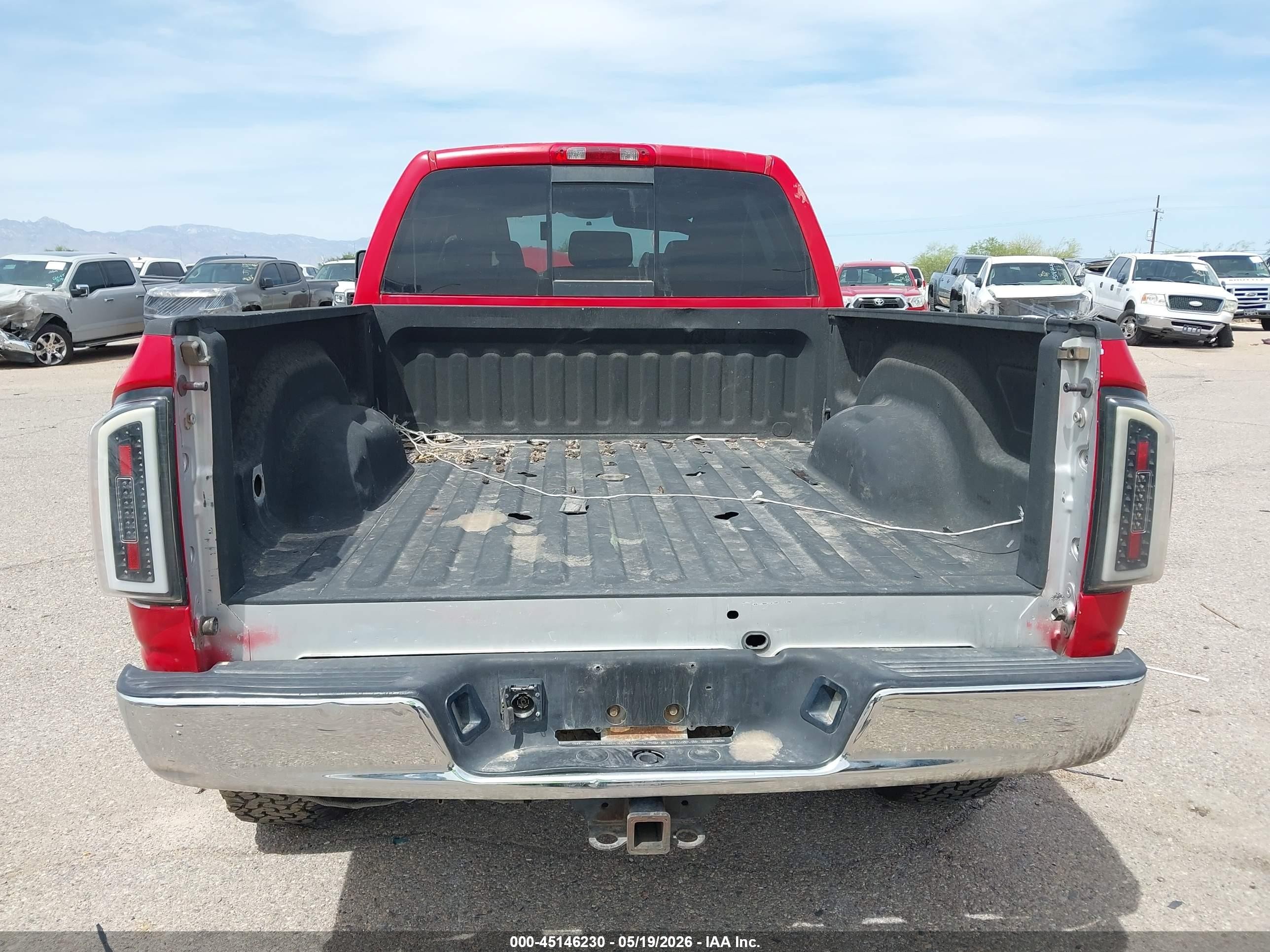 2007 Dodge Ram 2500 Slt Red vin: 3D7KS29C97G715754